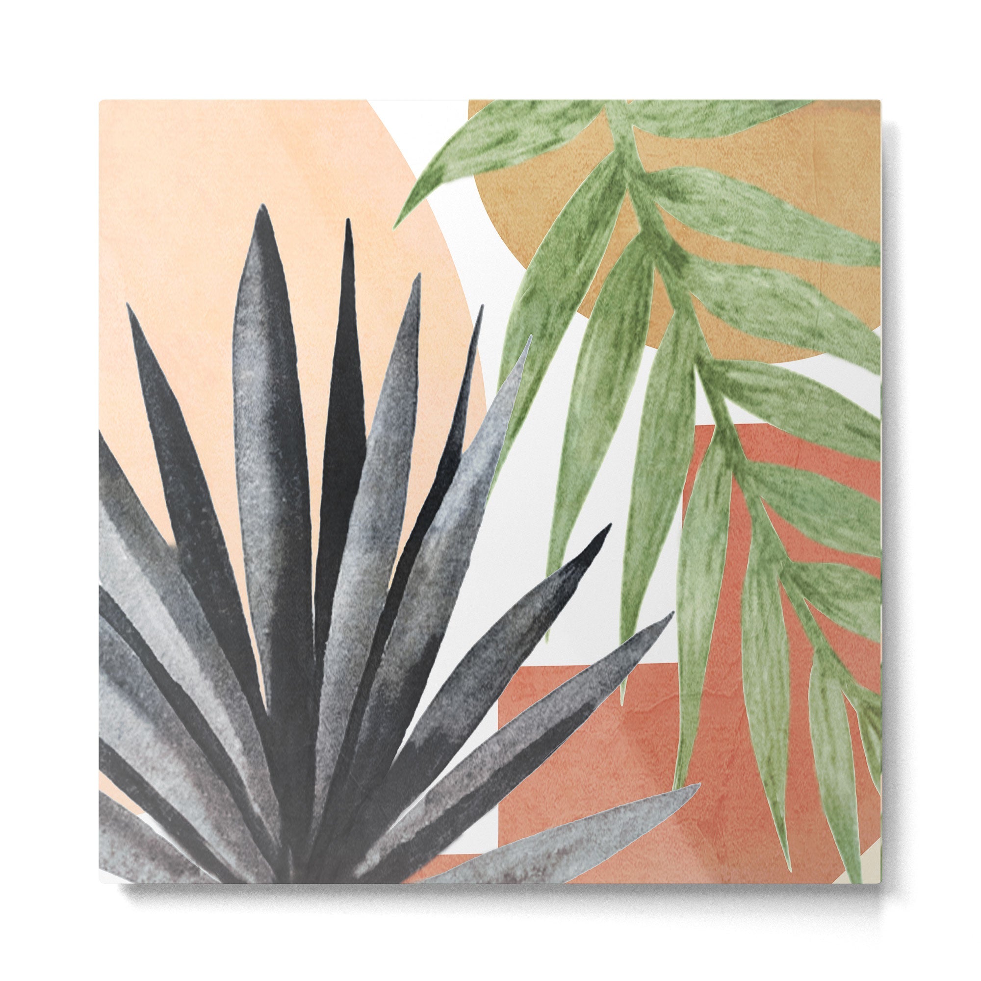 Abstract Tropical Art VII Metal Print | TeksDecor