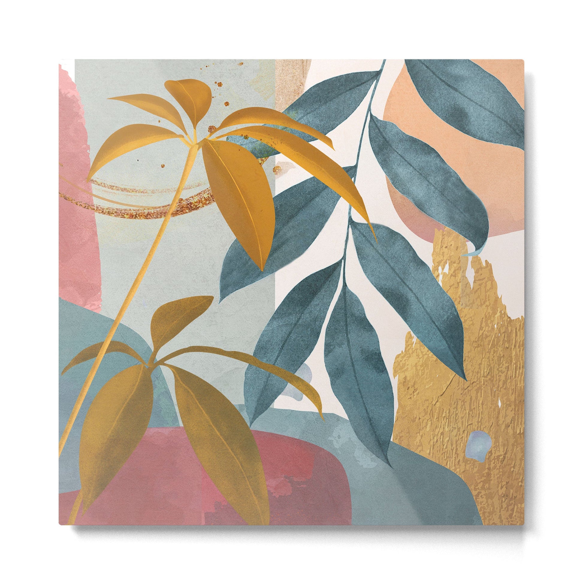 Abstract Tropical Art XIII Metal Print | TeksDecor