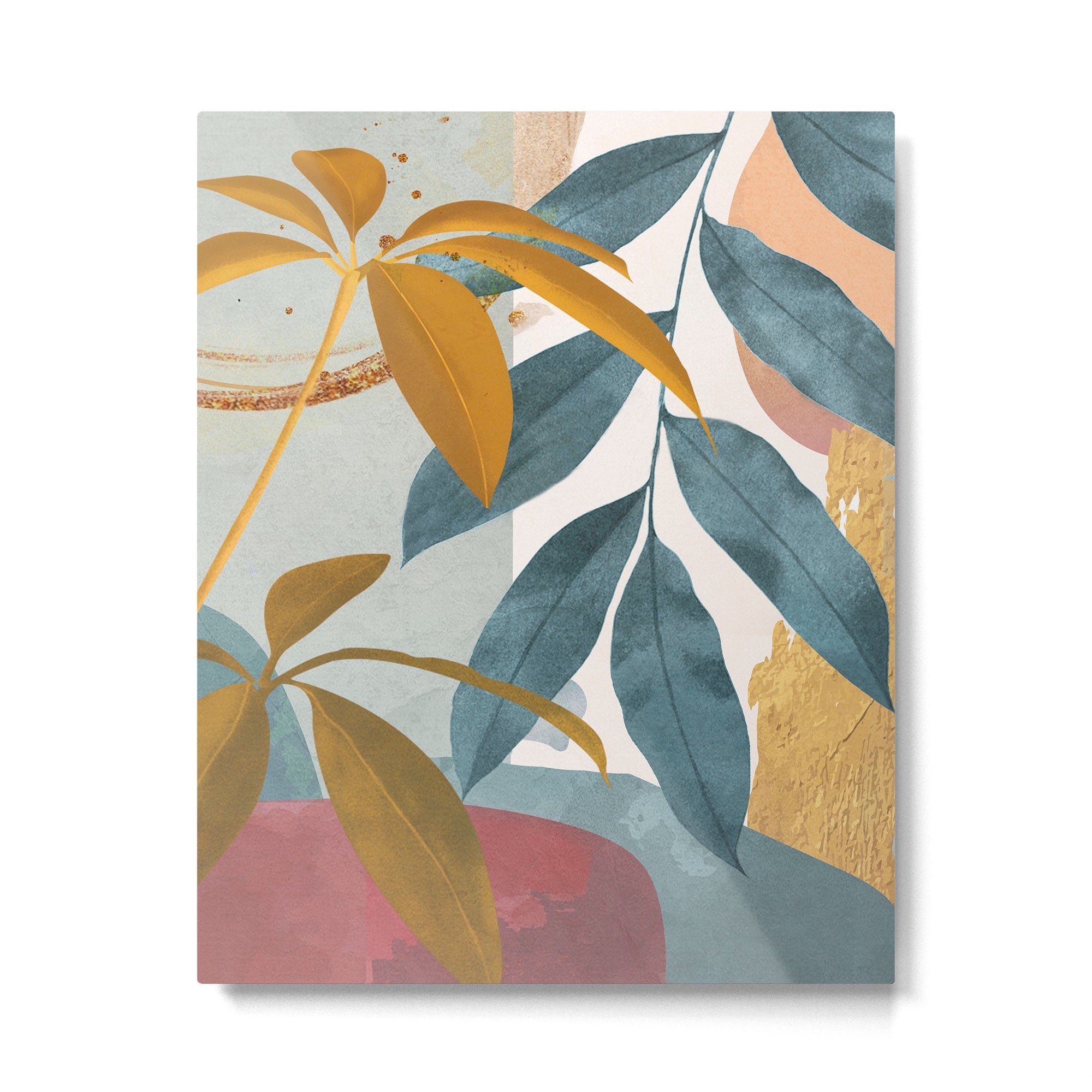 Abstract Tropical Art XIII Metal Print | TeksDecor