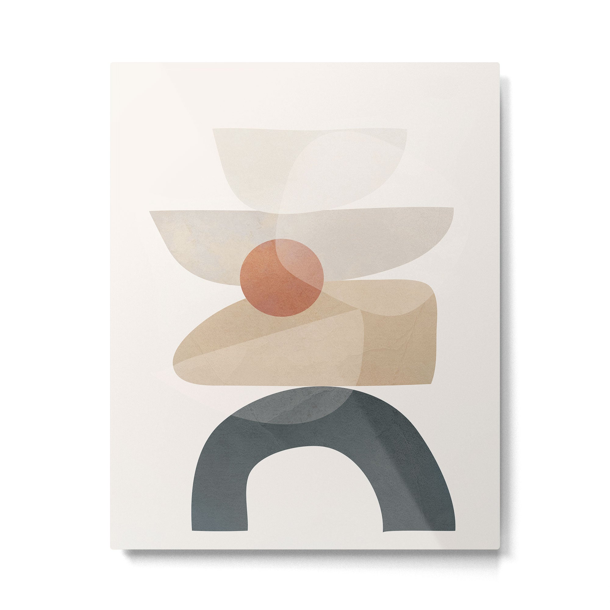 Balancing Elements IV Metal Print | TeksDecor