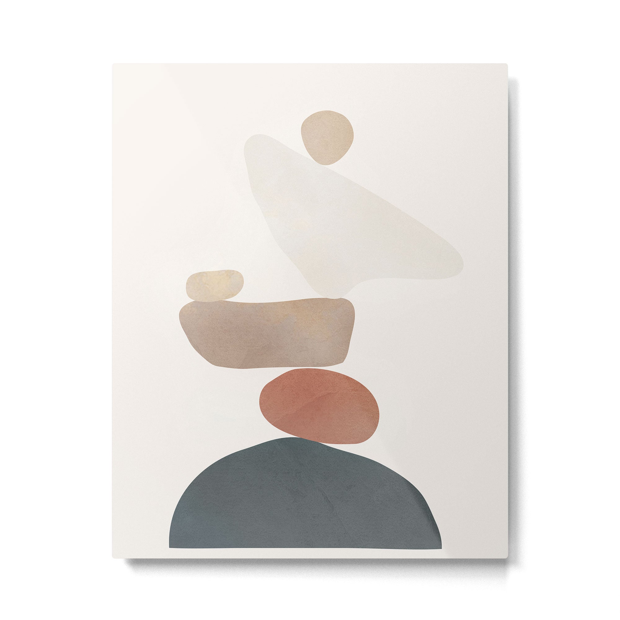 Balancing Stones 26 Metal Print | TeksDecor