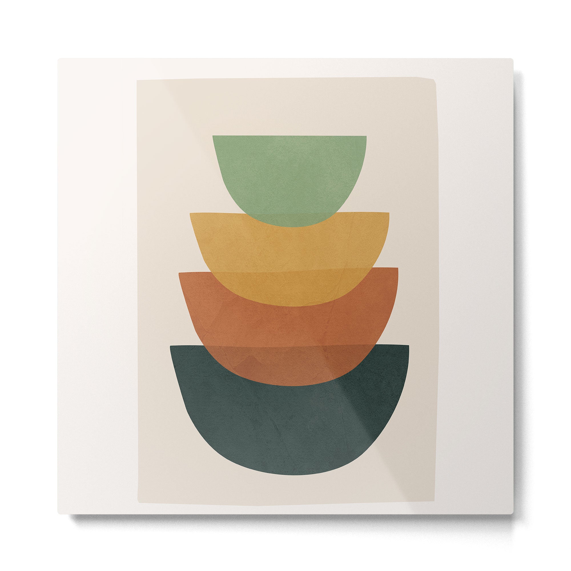 Colorful Abstract Shapes 1 Metal Print | TeksDecor