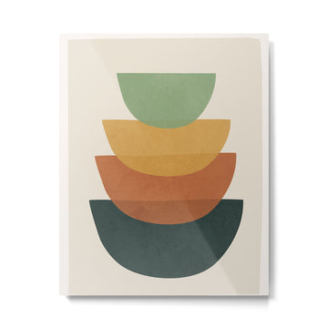 Colorful Abstract Shapes 1 Metal Print | TeksDecor