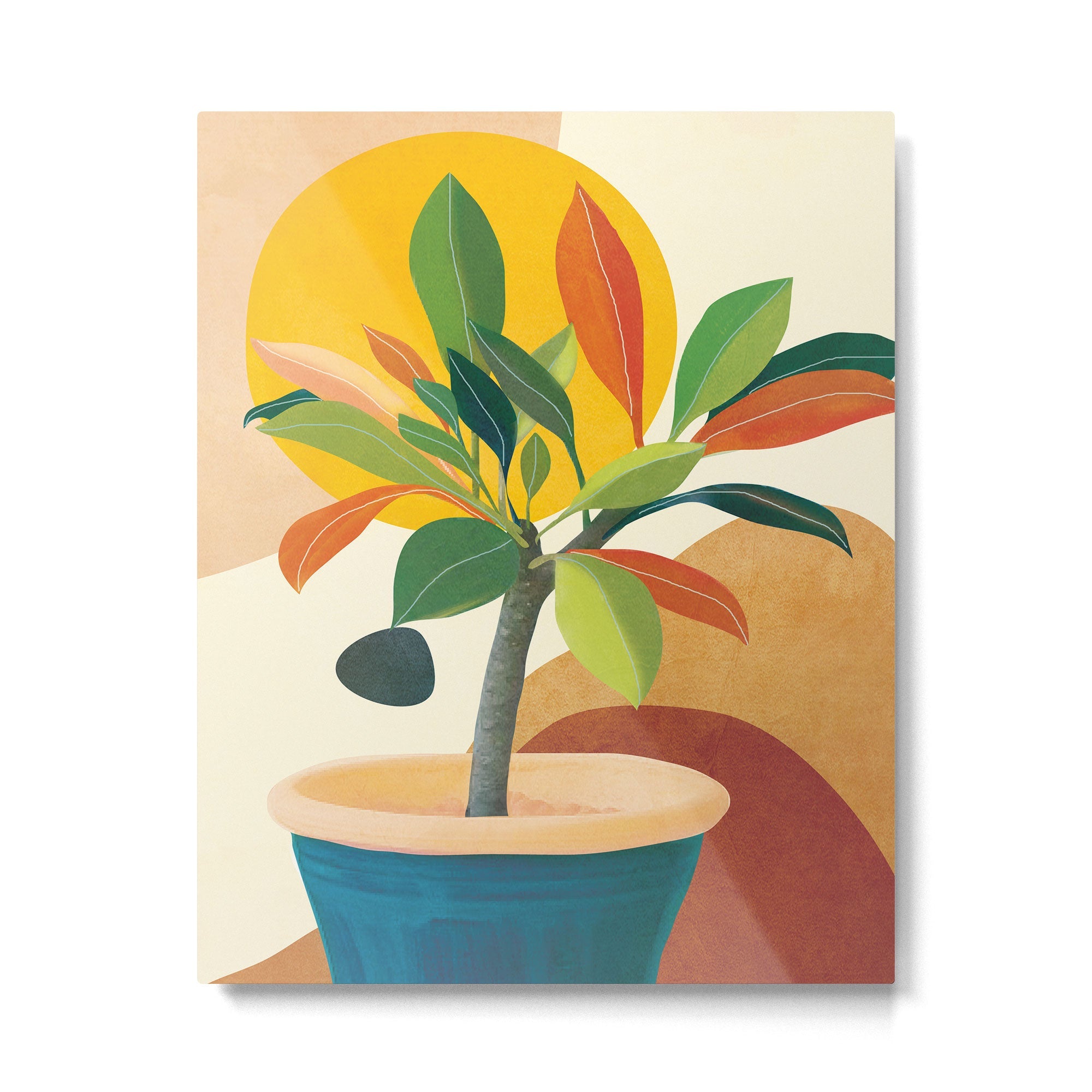 Colorful Branching Out 35 Metal Print | TeksDecor