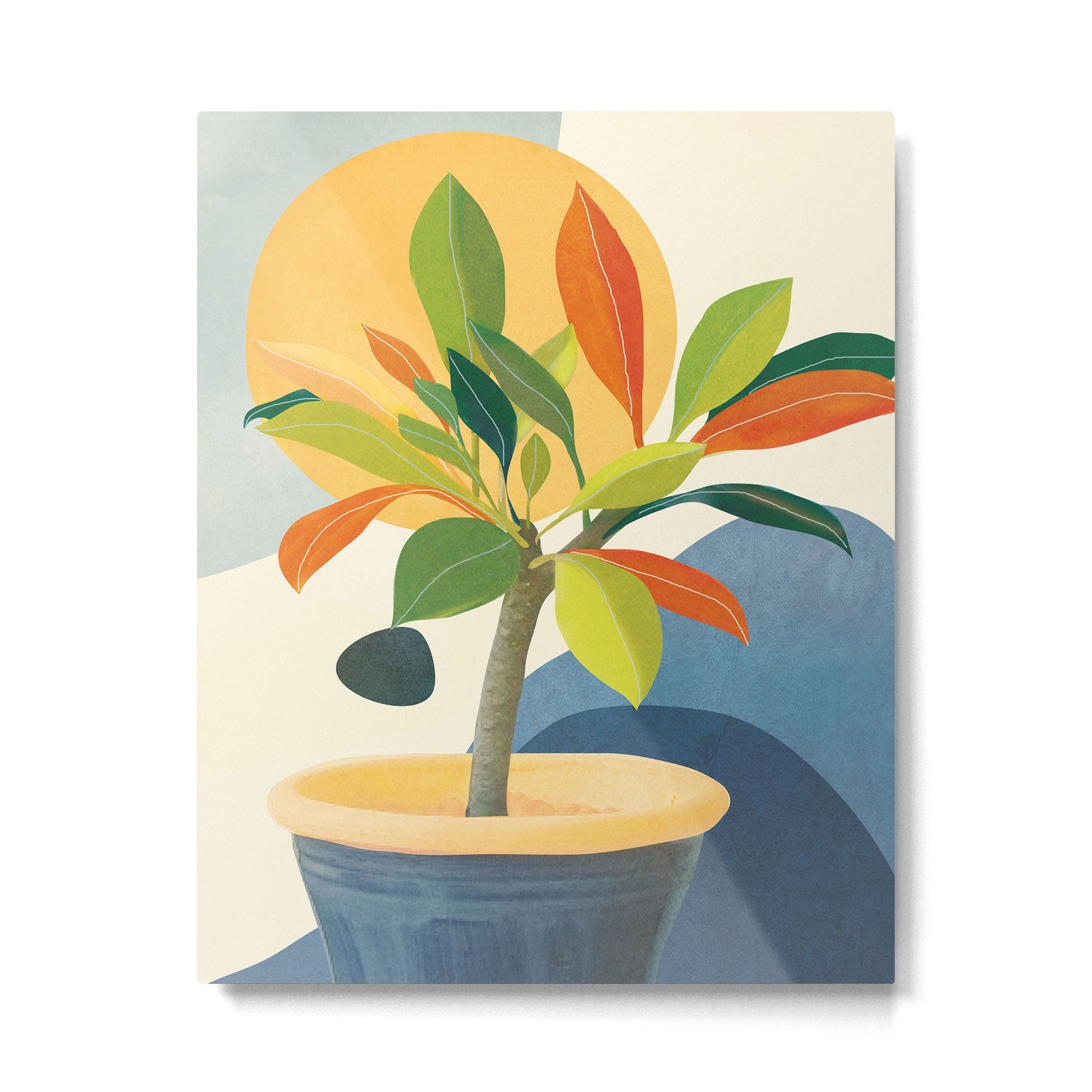 Colorful Branching Out 36 Metal Print | TeksDecor