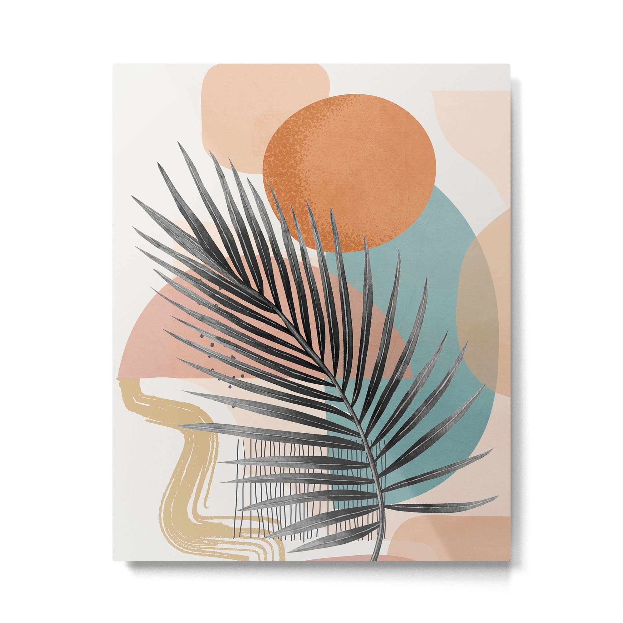 Elegant Shapes 21 Metal Print | TeksDecor
