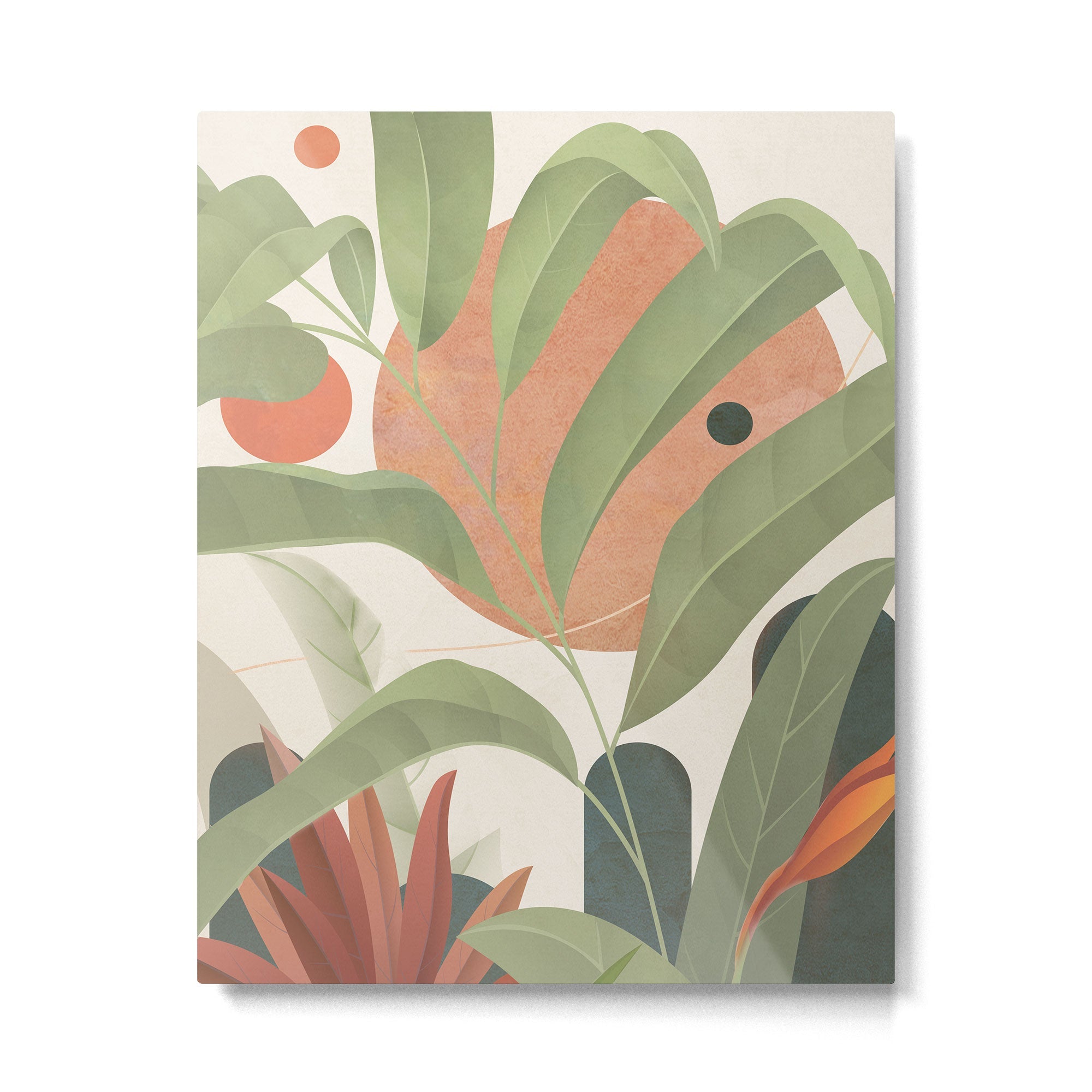 Elegant Shapes 22 Metal Print | TeksDecor