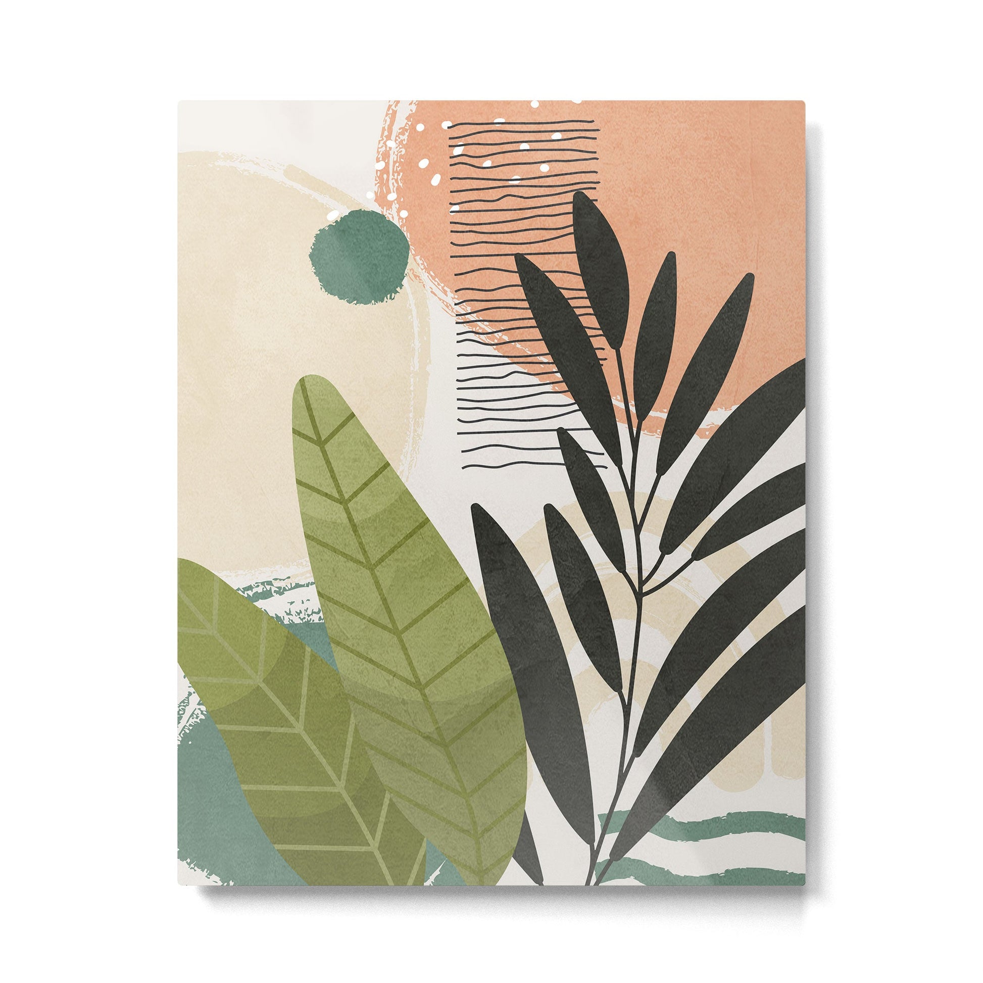 Elegant Shapes 28 Metal Print | TeksDecor