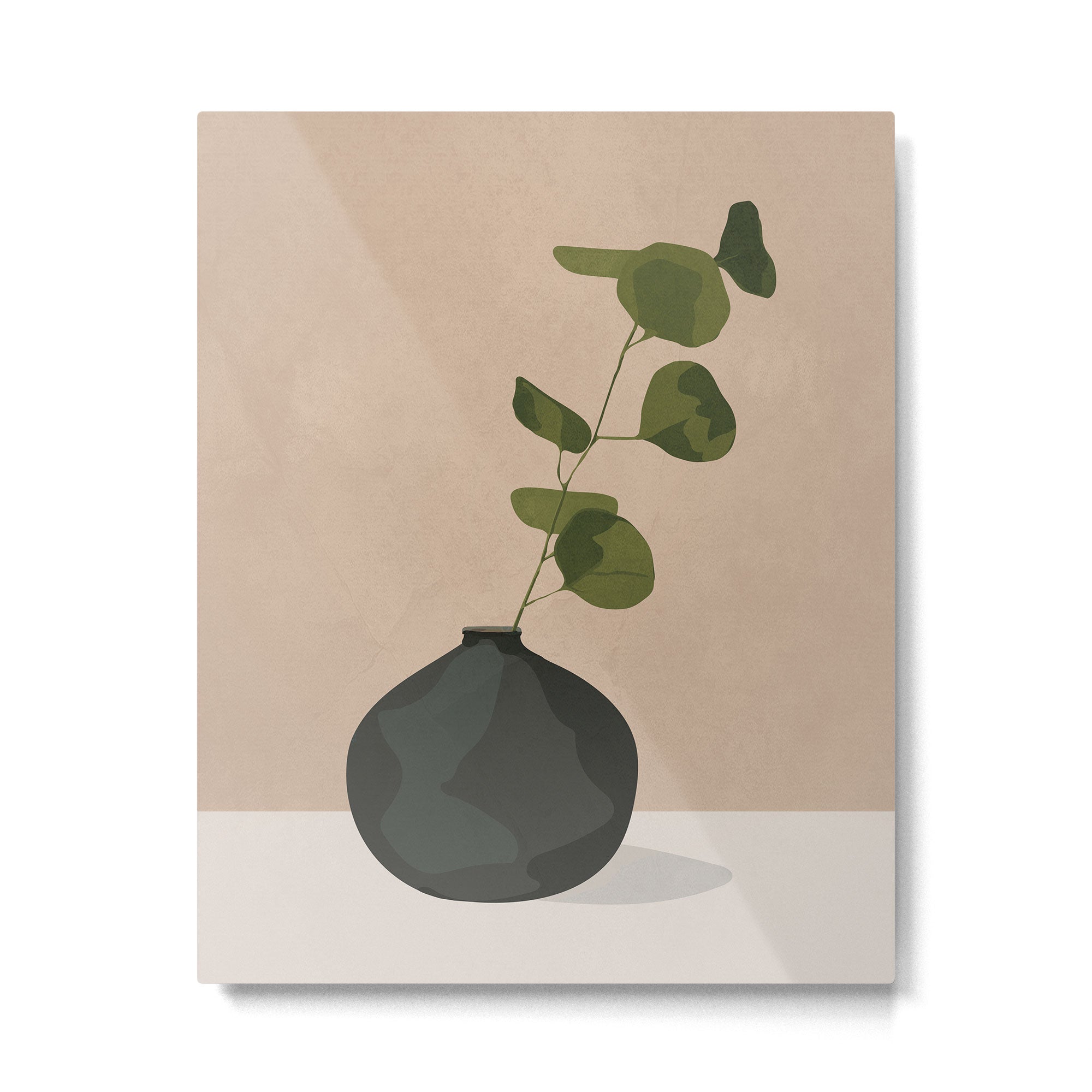 Eucalyptus Decoration II Metal Print | TeksDecor