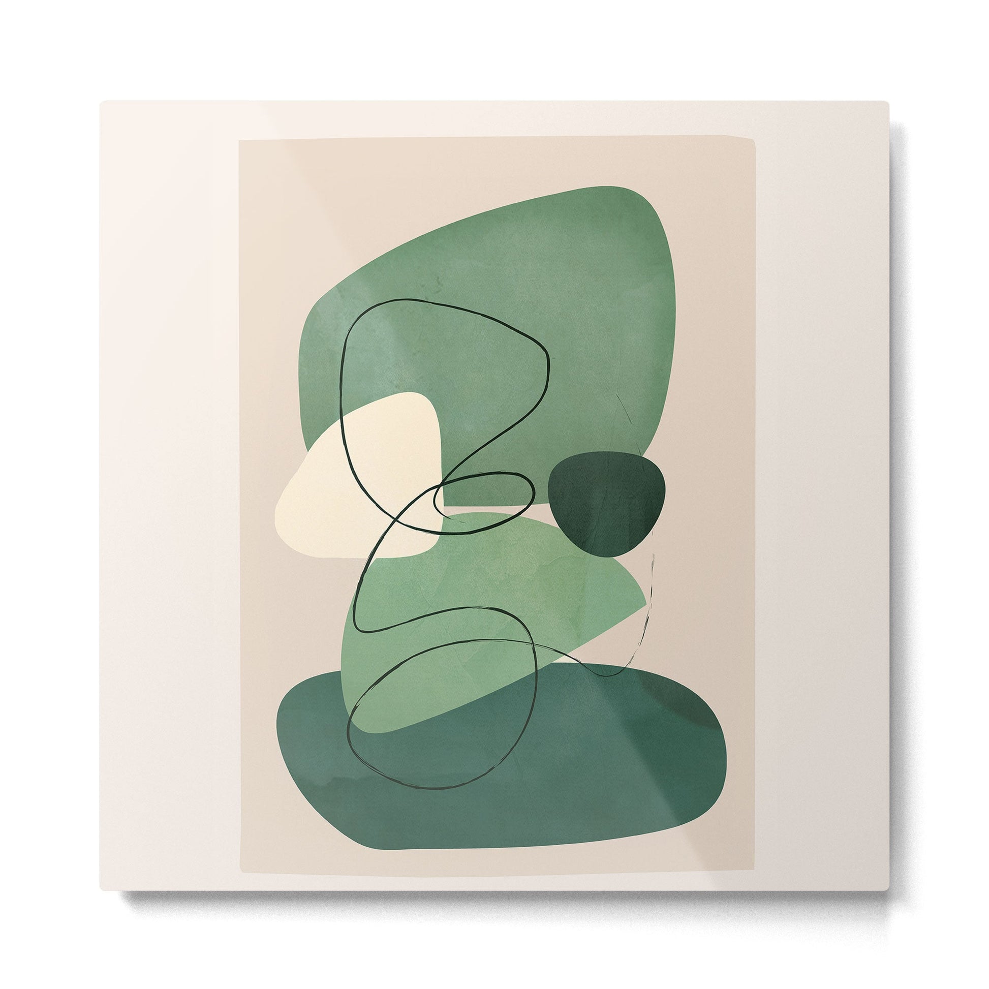 Floating Abstraction 10 Metal Print | TeksDecor