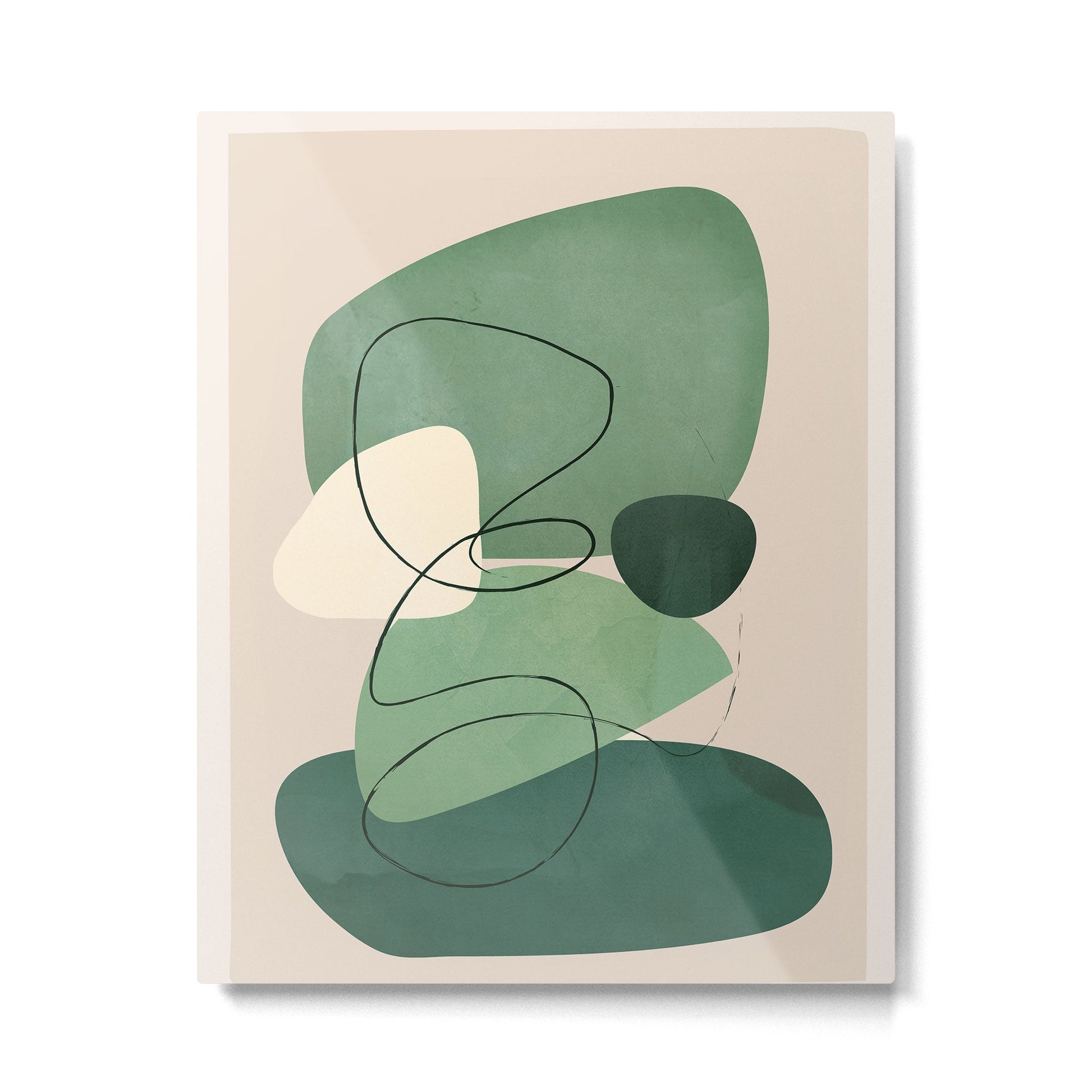 Floating Abstraction 10 Metal Print | TeksDecor