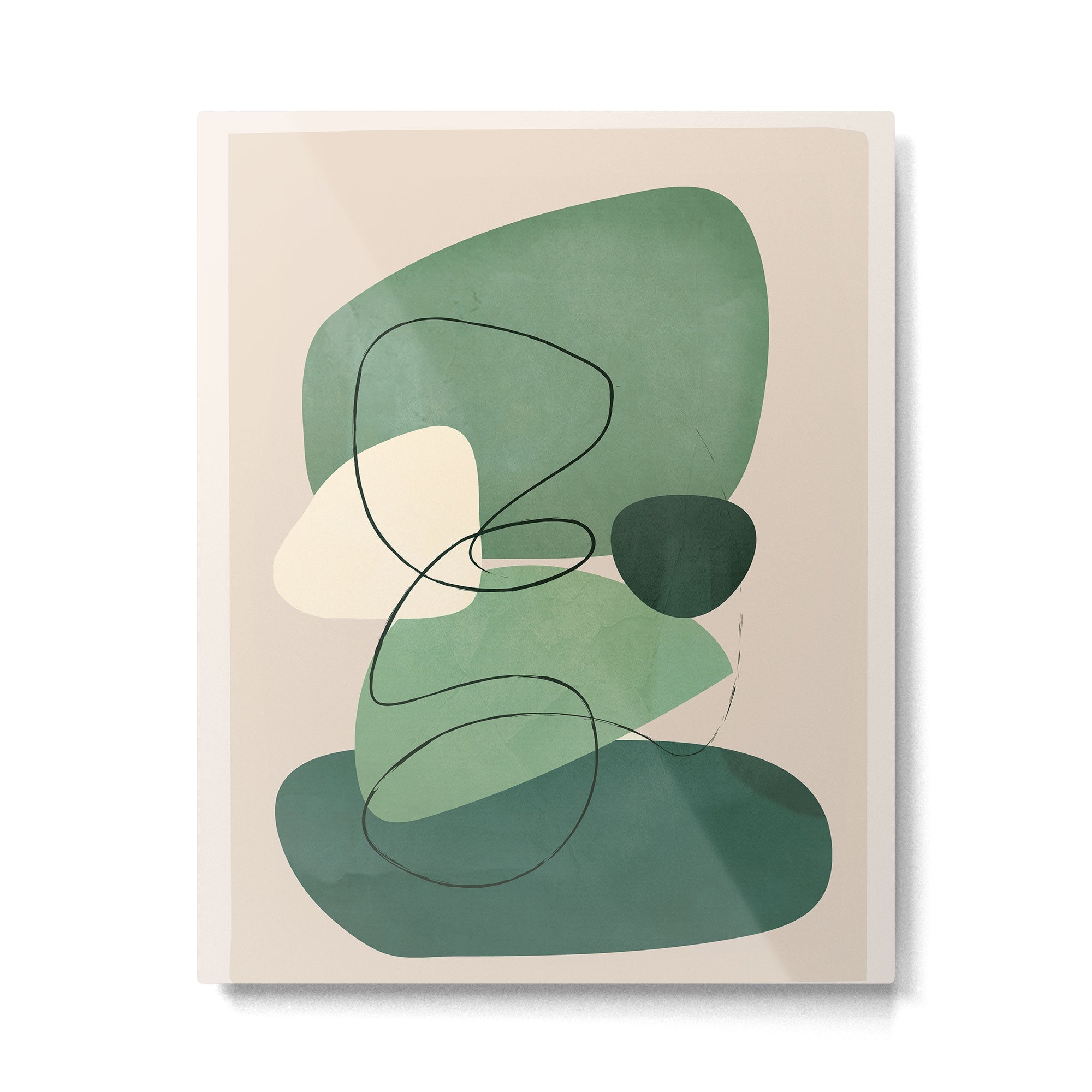 Floating Abstraction 10 Metal Print | TeksDecor