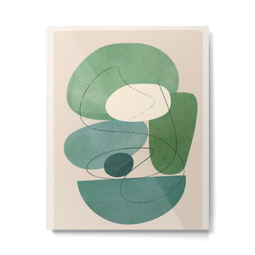 Floating Abstraction 7 Metal Print | TeksDecor