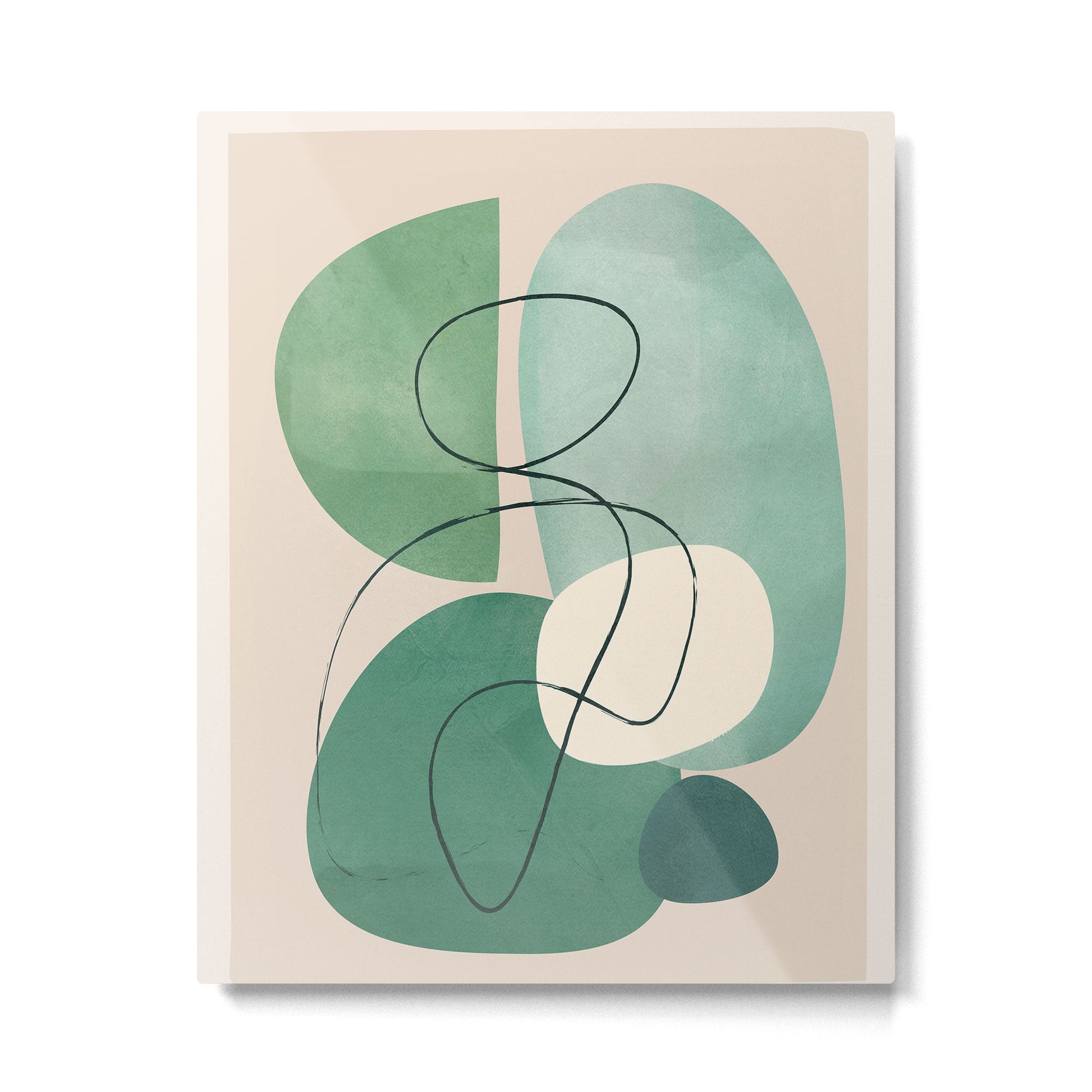Floating Abstraction 8 Metal Print | TeksDecor