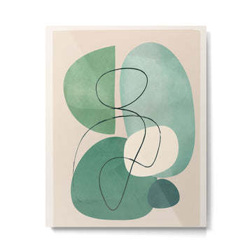 Floating Abstraction 8 Metal Print | TeksDecor