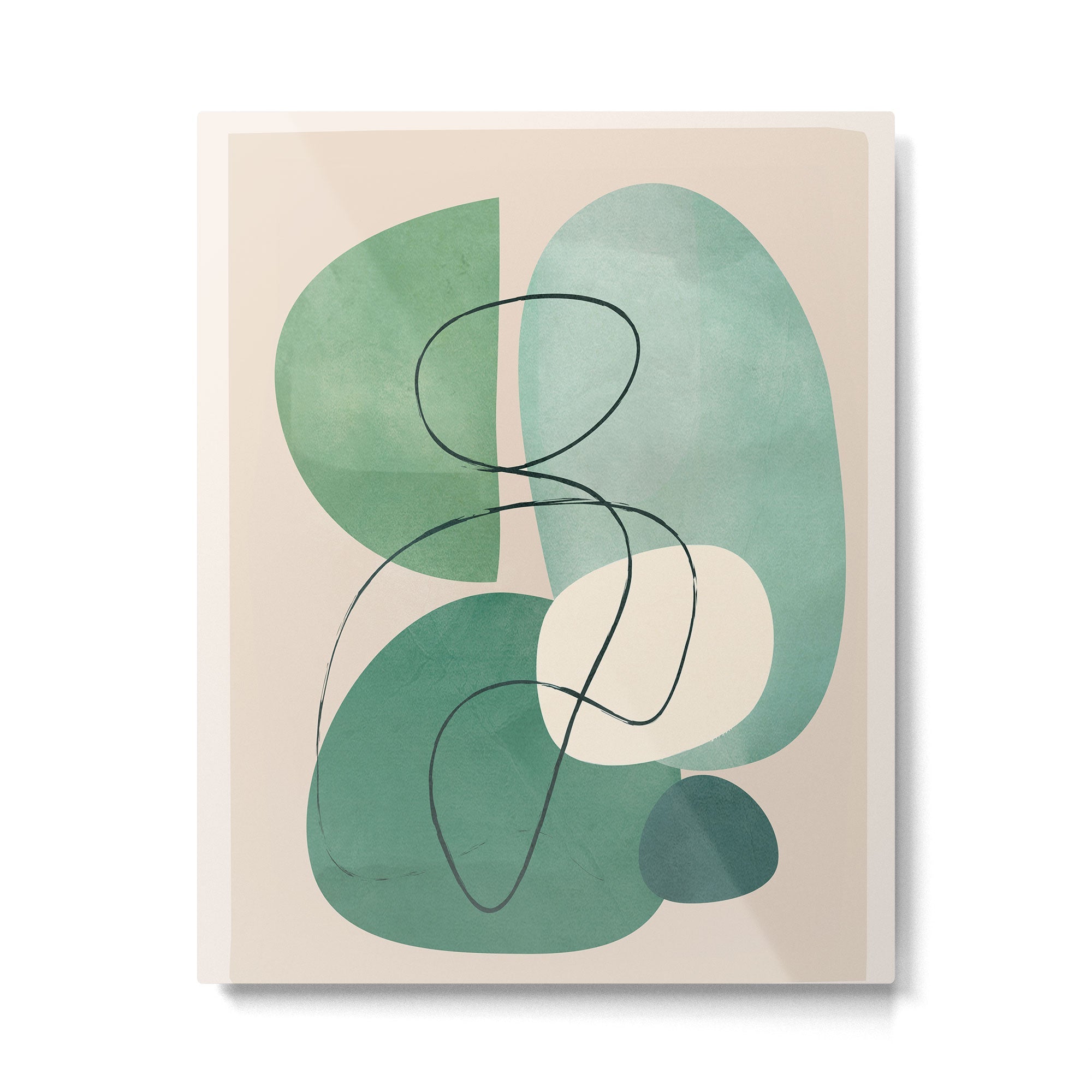 Floating Abstraction 8 Metal Print | TeksDecor