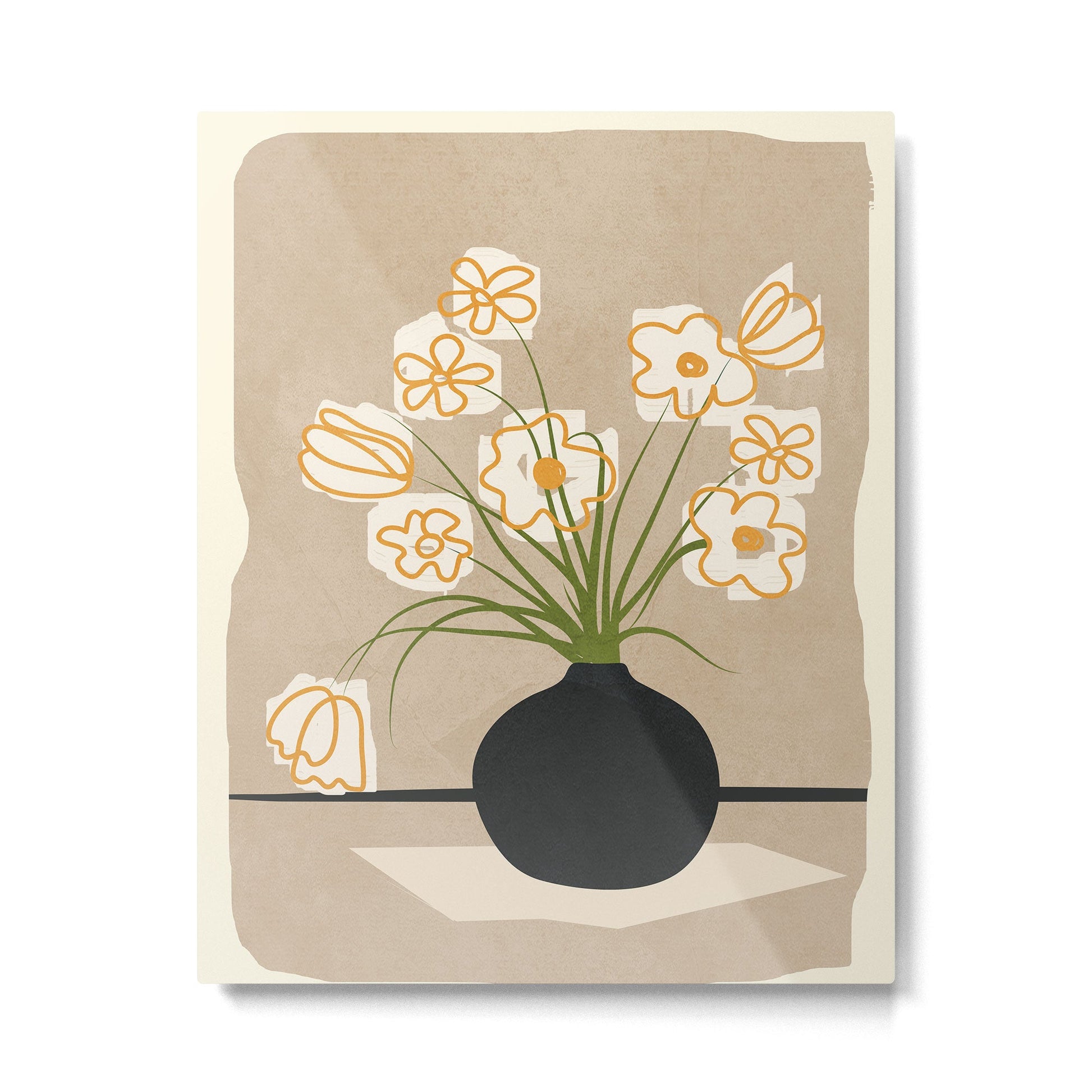 Flowers 7 Metal Print | TeksDecor
