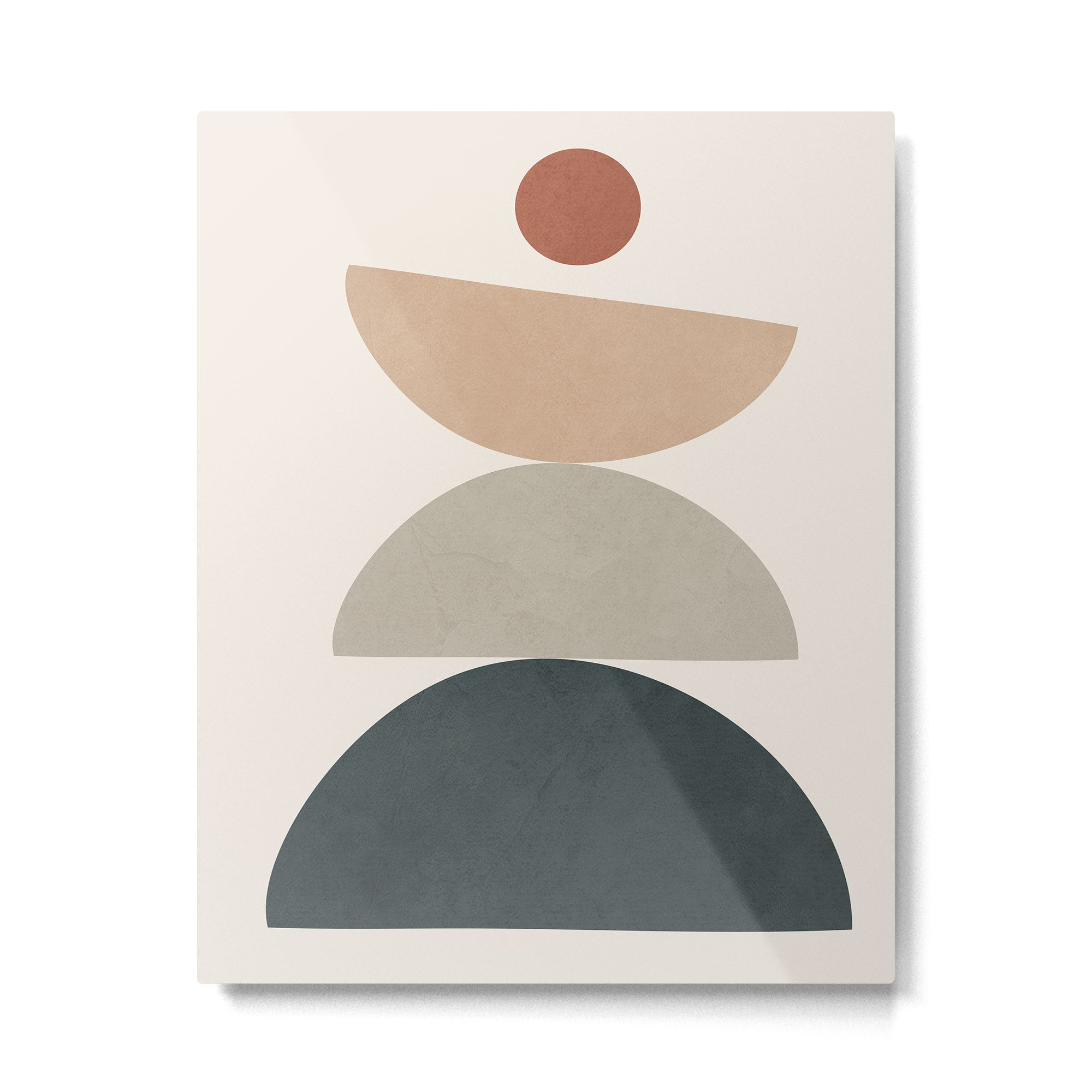 Minimal Shapes No 33 Metal Print | TeksDecor