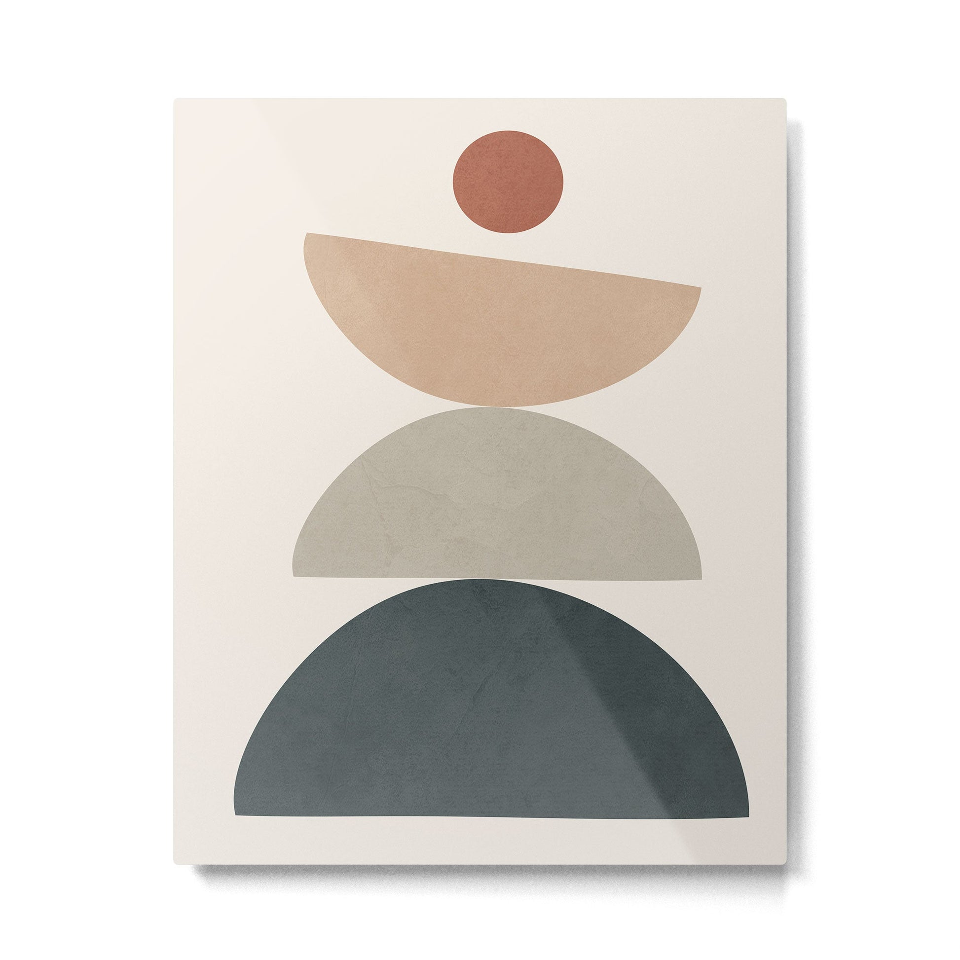 Minimal Shapes No 33 Metal Print | TeksDecor