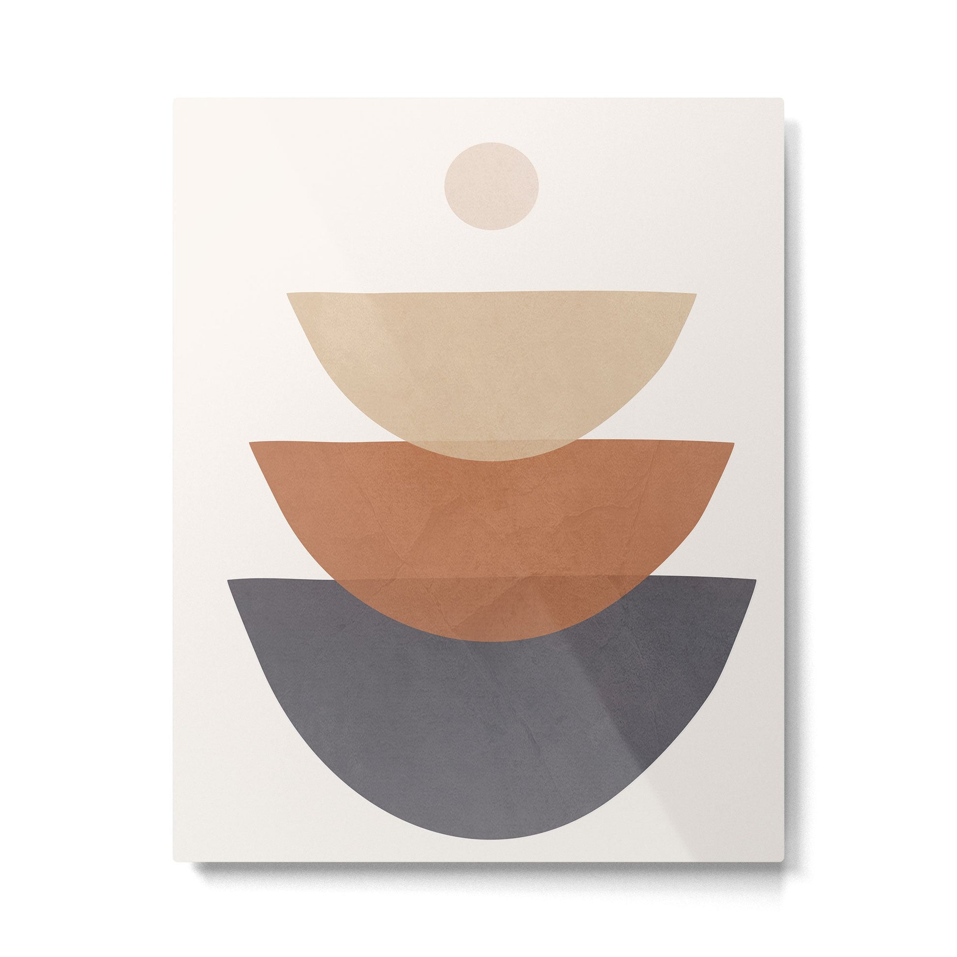 Minimal Shapes No 39 Metal Print | TeksDecor