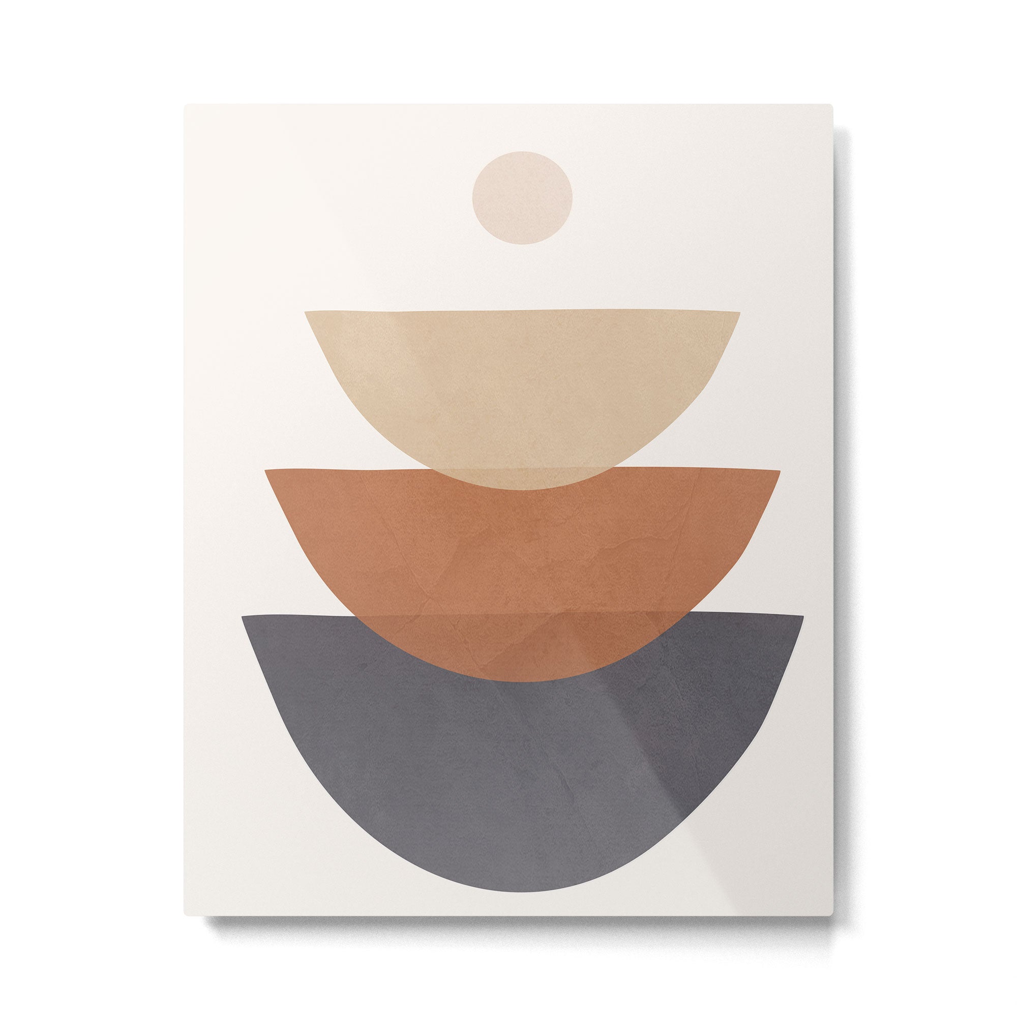 Minimal Shapes No 39 Metal Print | TeksDecor
