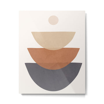 Minimal Shapes No 39 Metal Print | TeksDecor