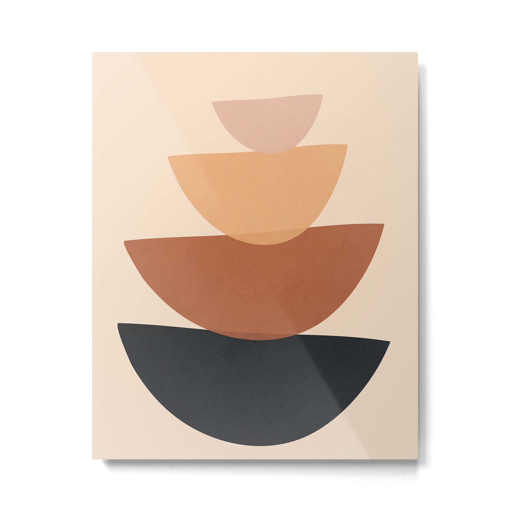 Minimal Shapes No 61 Metal Print | TeksDecor