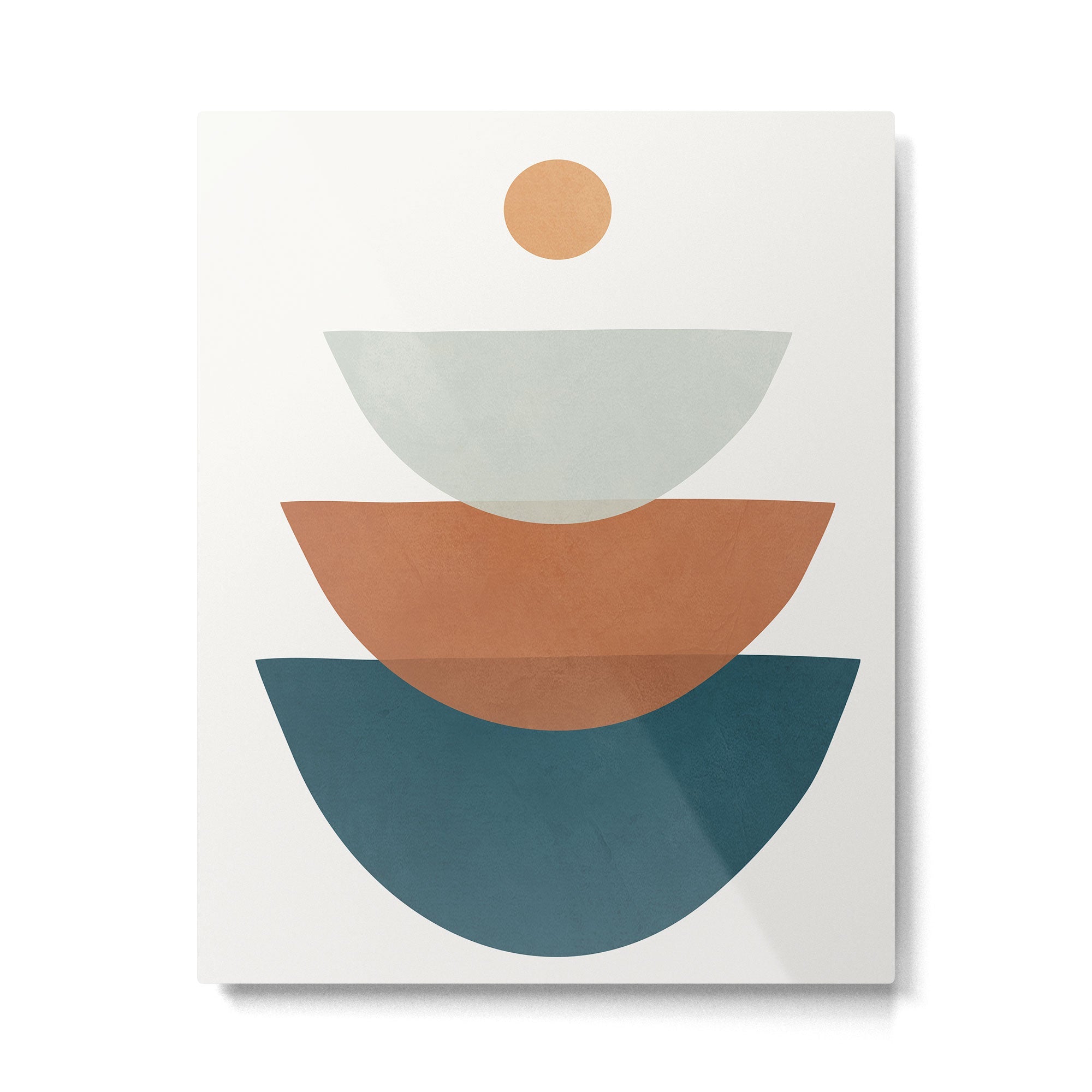 Minimal Shapes No.34 Metal Print | TeksDecor