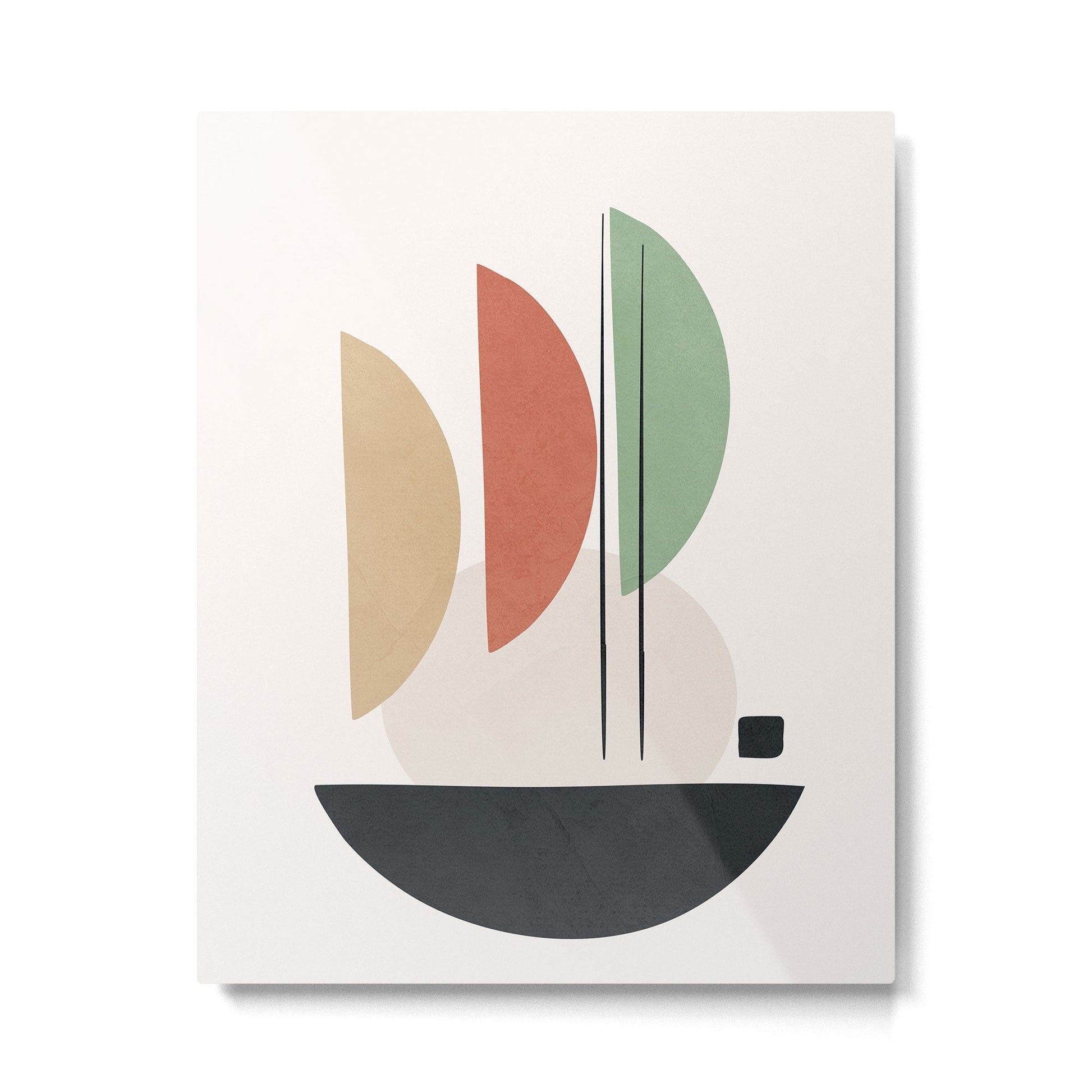 Minimal Shapes No.59 Metal Print | TeksDecor