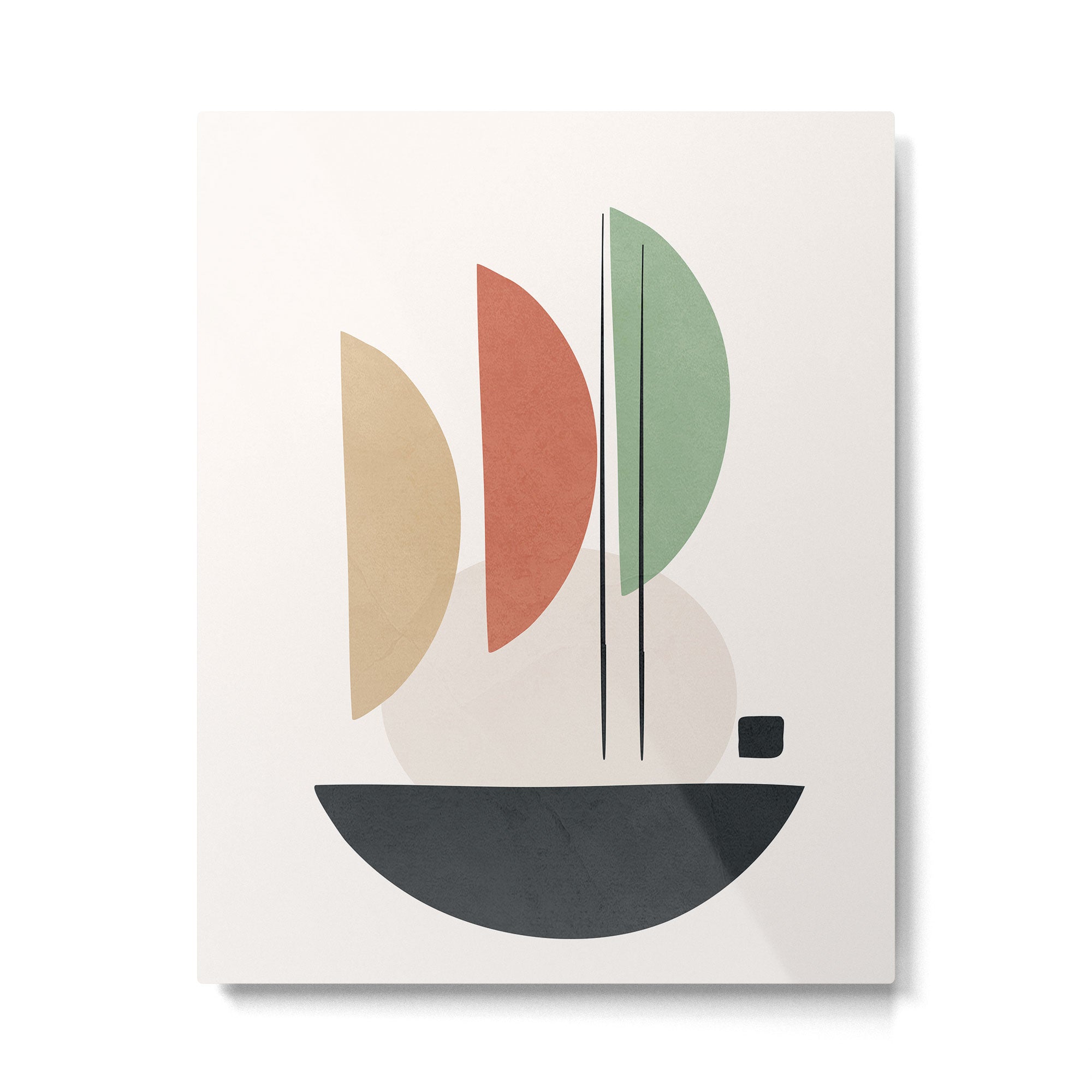 Minimal Shapes No.59 Metal Print | TeksDecor