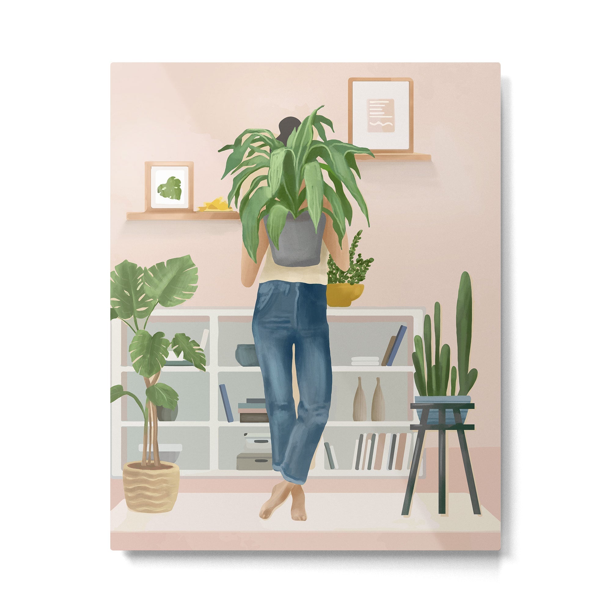My Little Garden I Metal Print | TeksDecor