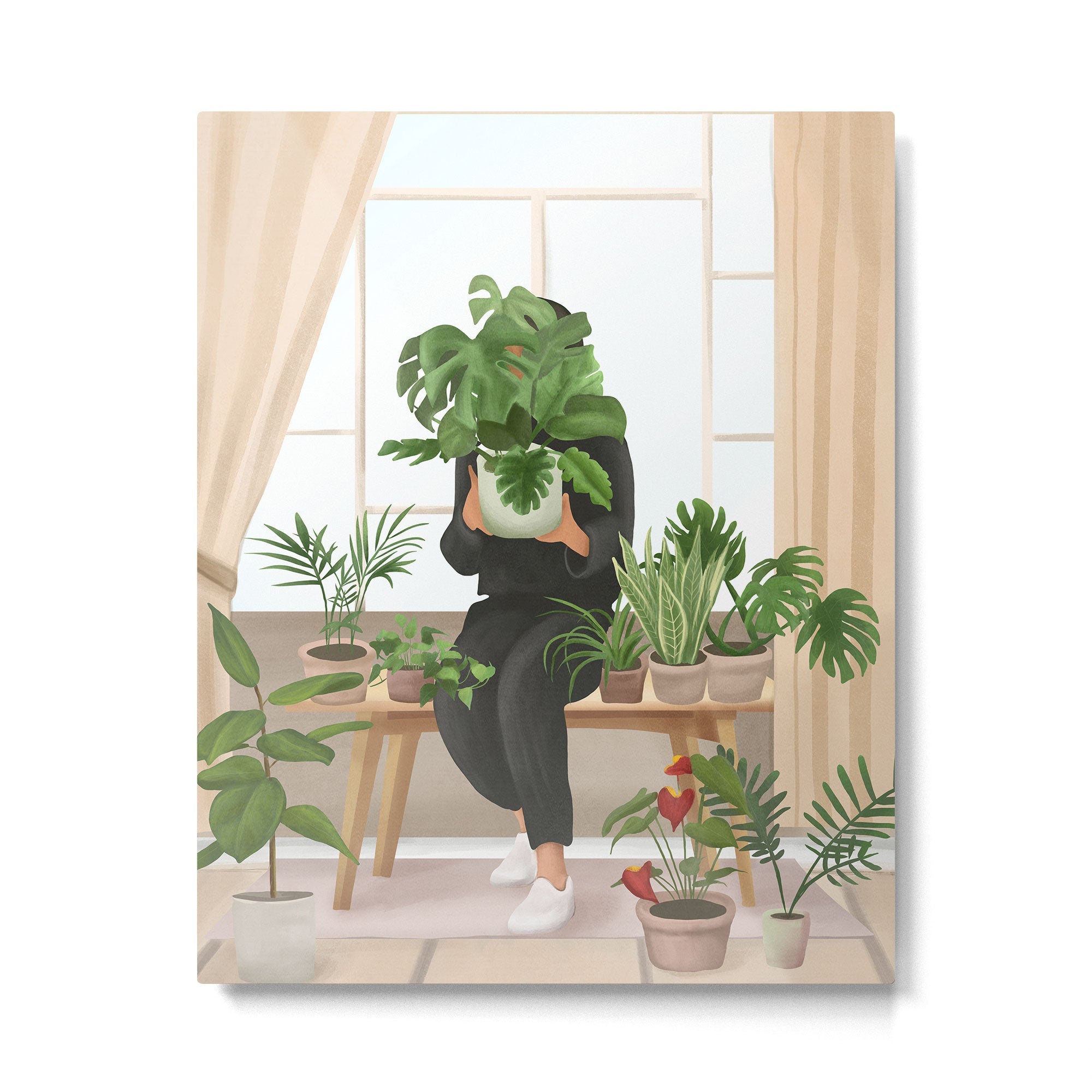 My Little Garden II Metal Print | TeksDecor