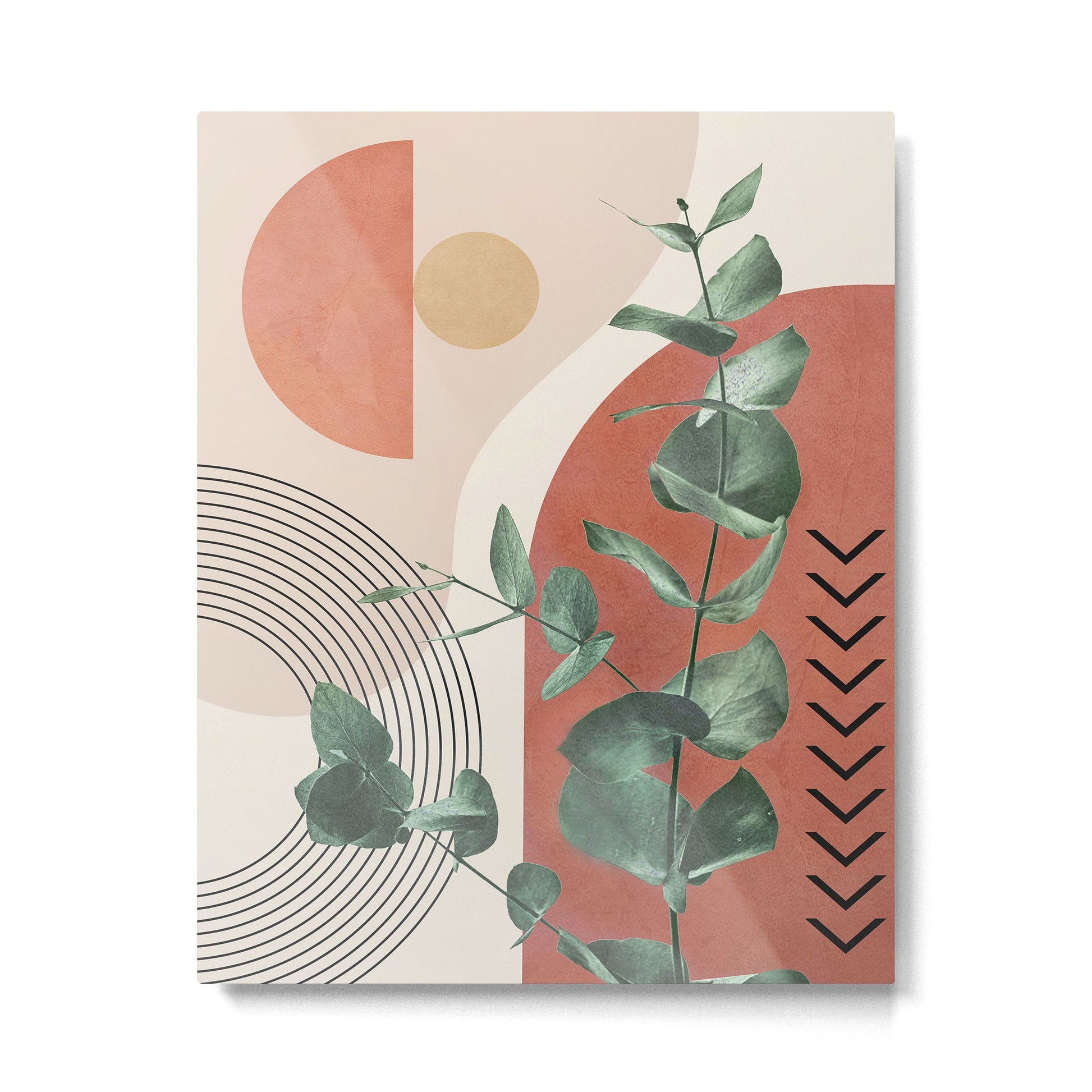 Nature Geometry IV Metal Print | TeksDecor