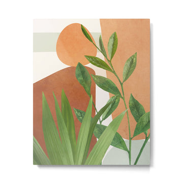 Nature Geometry X Metal Print | TeksDecor
