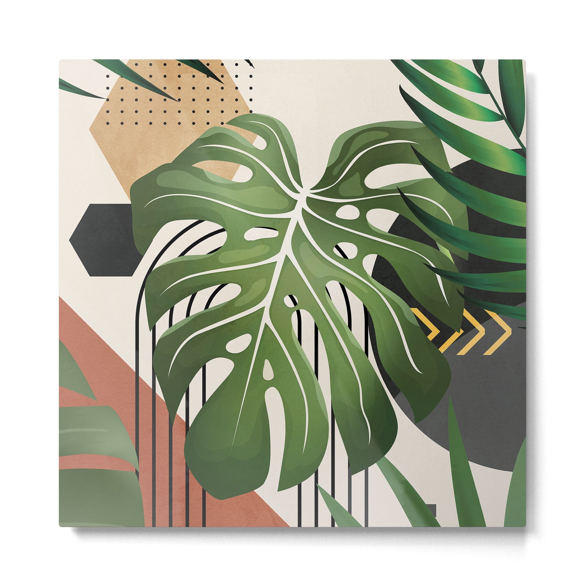 Nature Geometry XVI Metal Print | TeksDecor