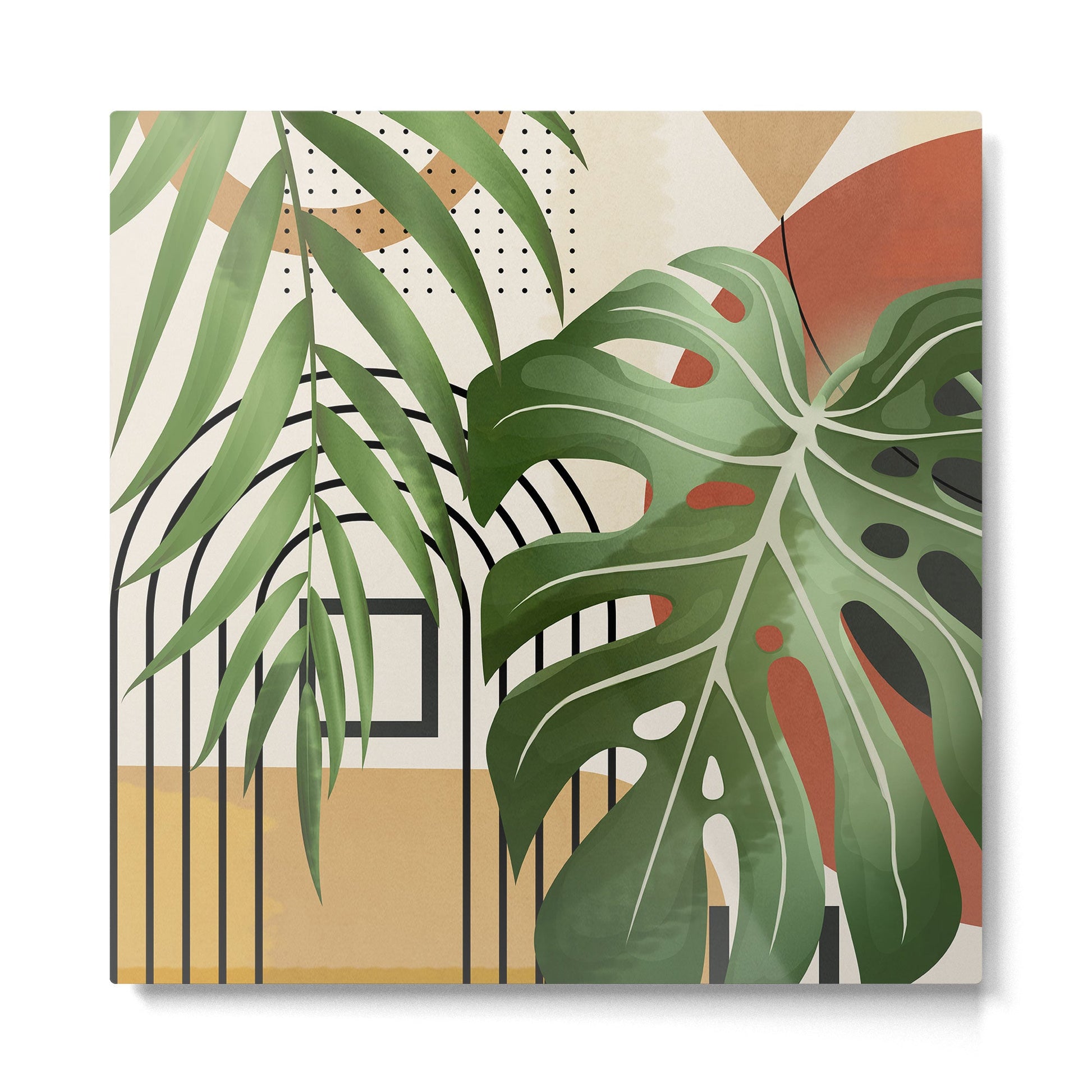 Nature Geometry XVII Metal Print | TeksDecor