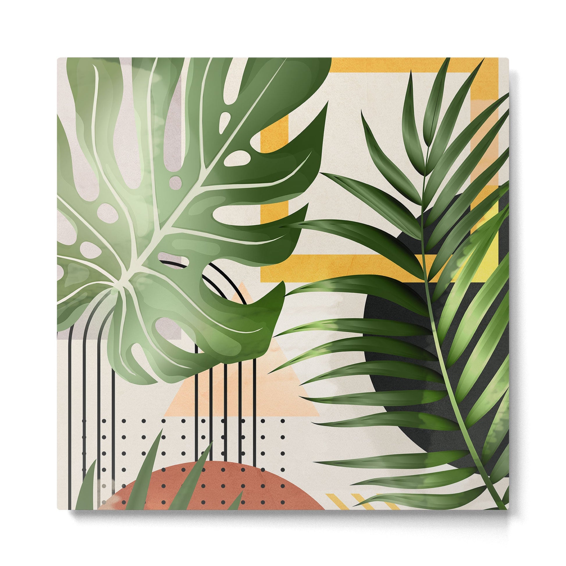 Nature Geometry XVIII Metal Print | TeksDecor