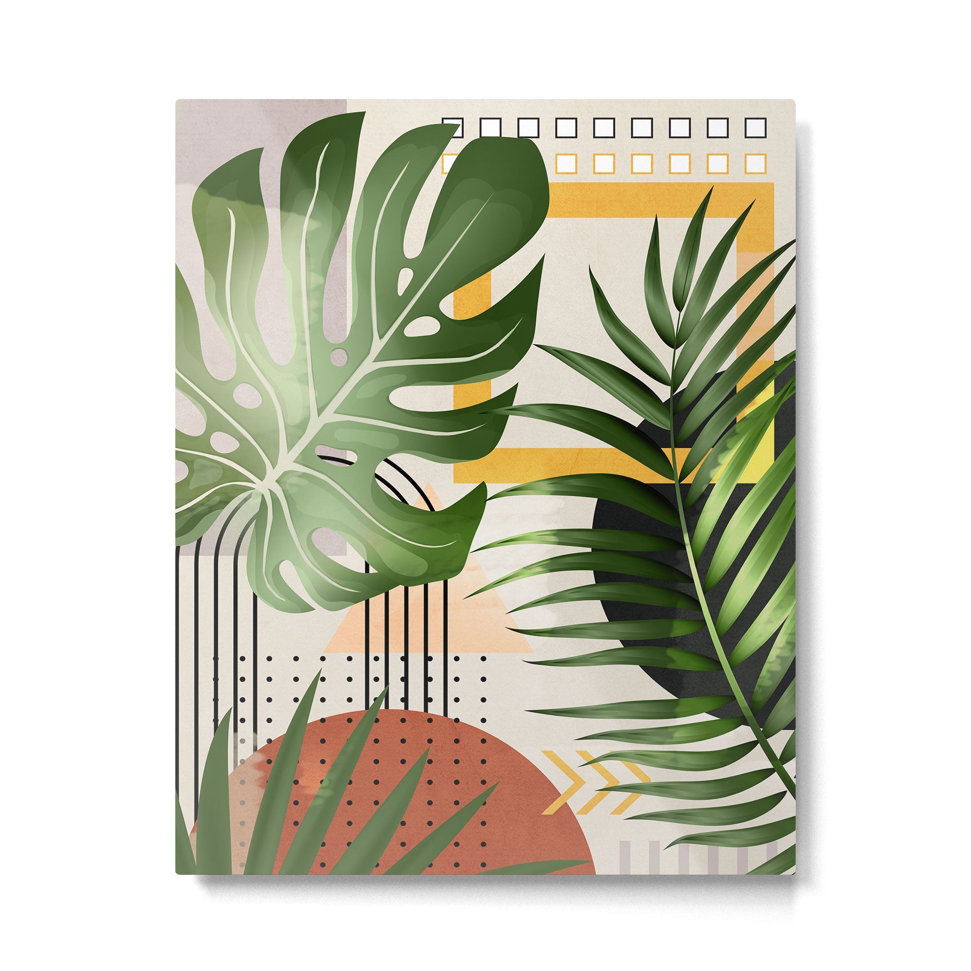 Nature Geometry XVIII Metal Print | TeksDecor