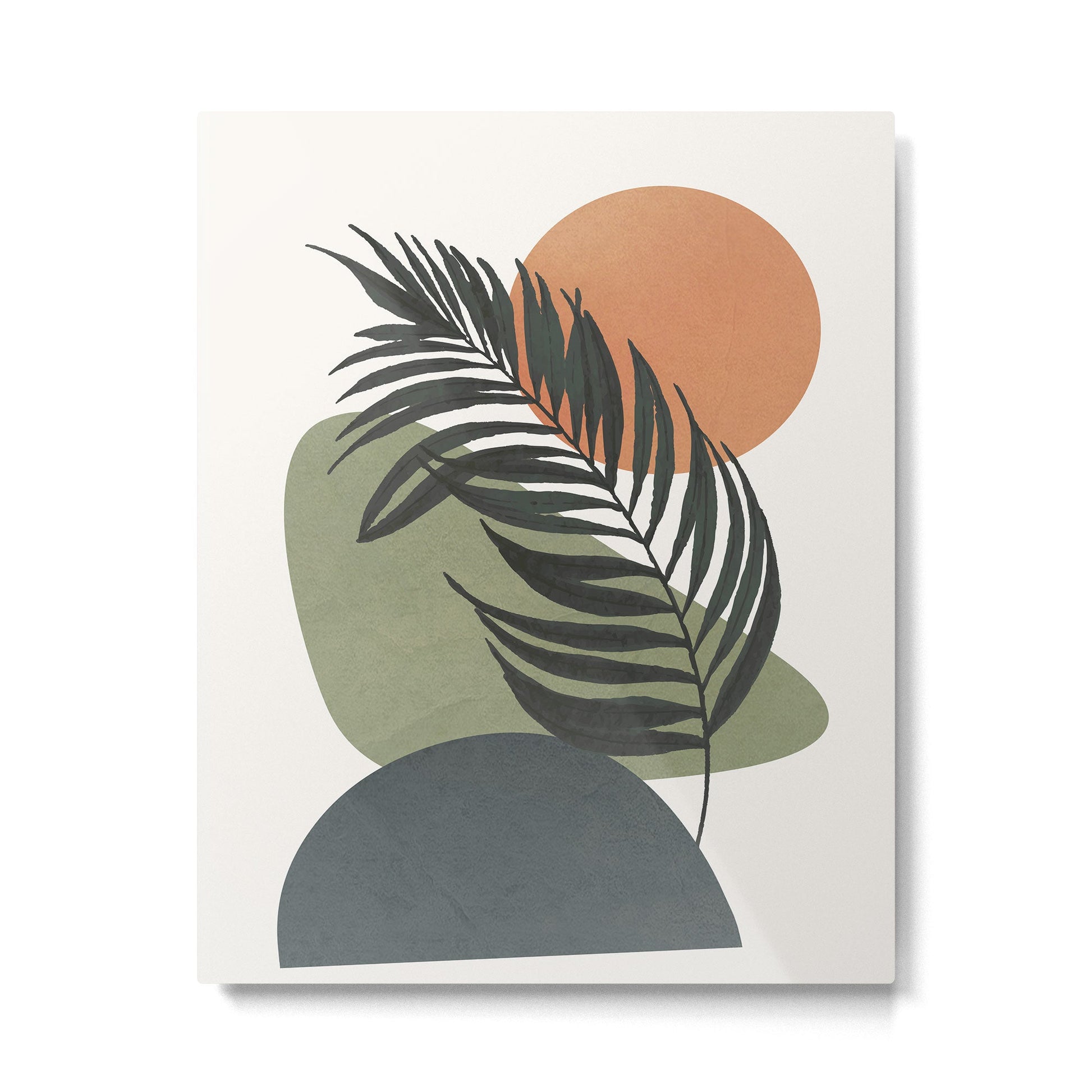 Palm Leaf Metal Print | TeksDecor