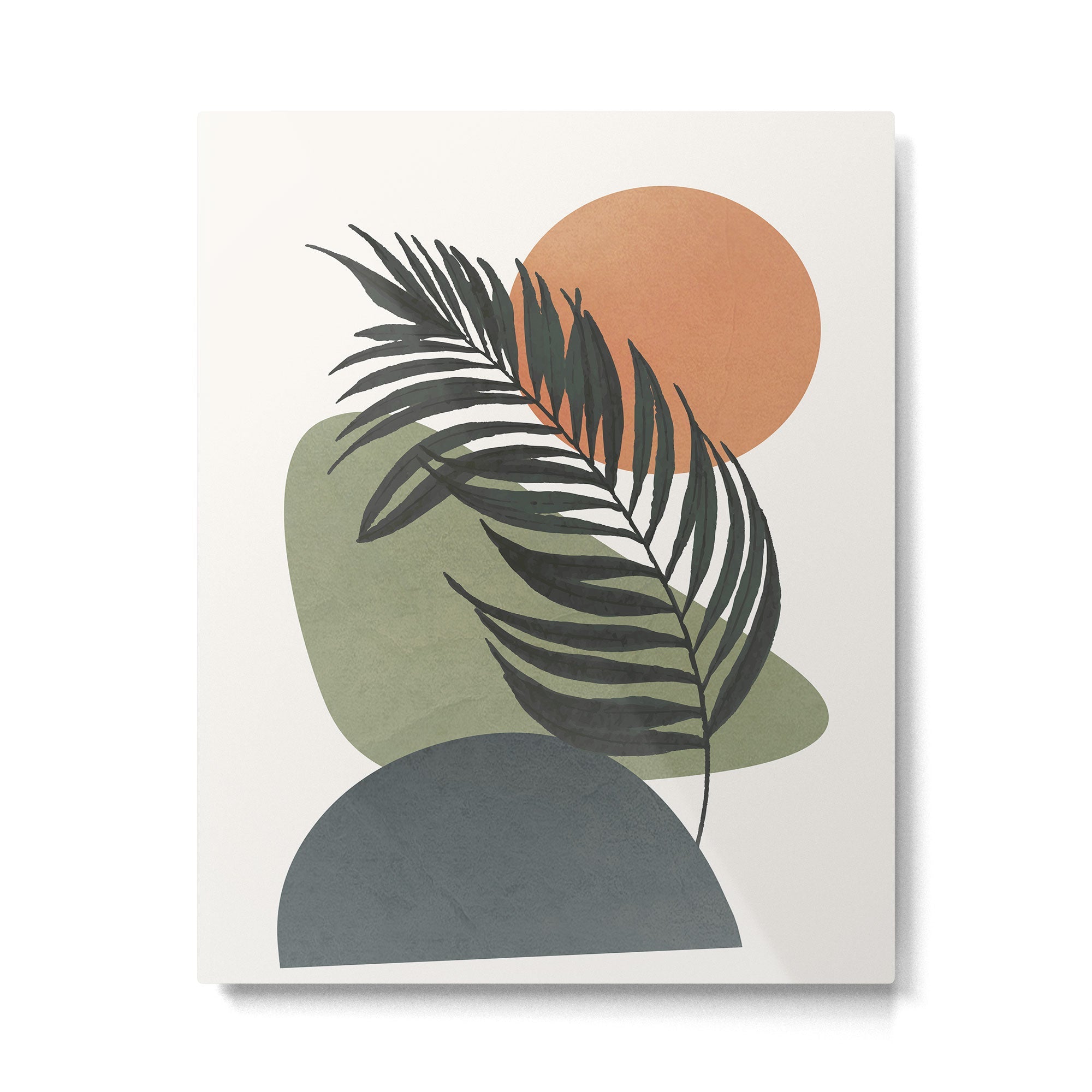 Palm Leaf Metal Print | TeksDecor