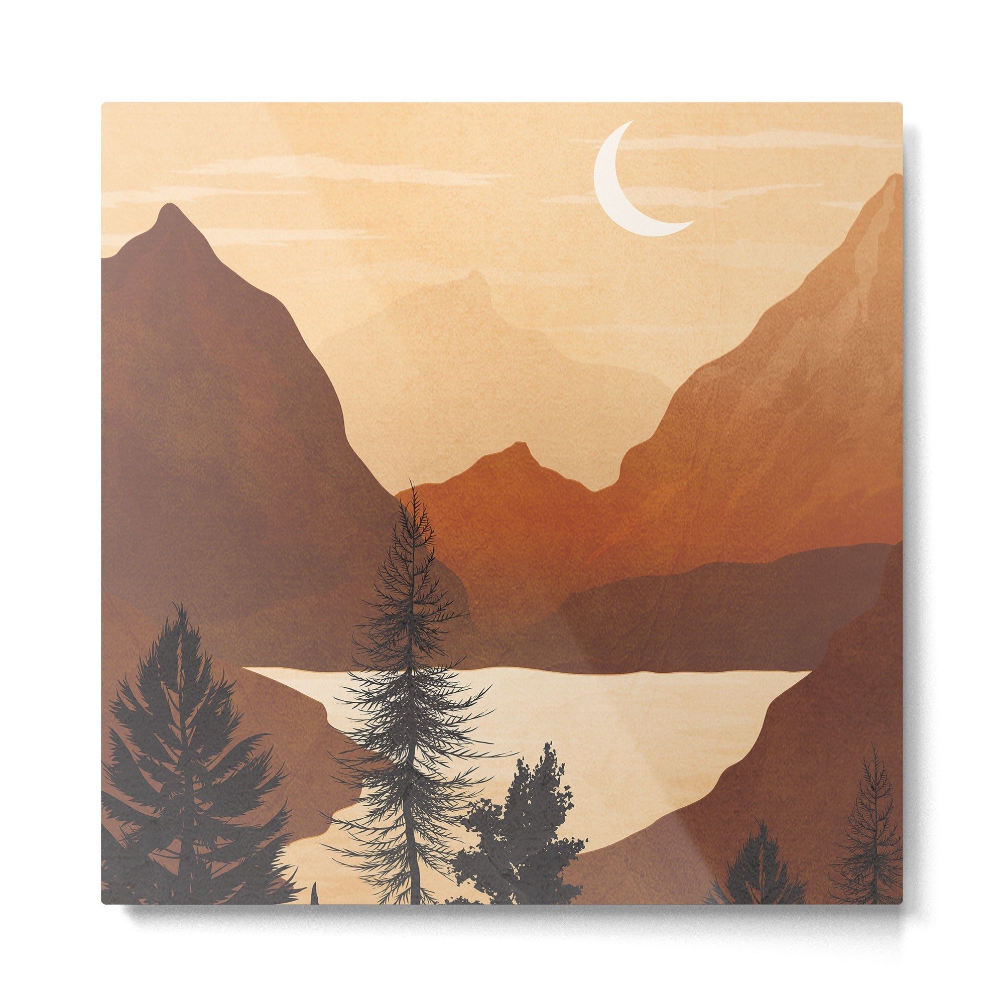 River Canyon Metal Print | TeksDecor