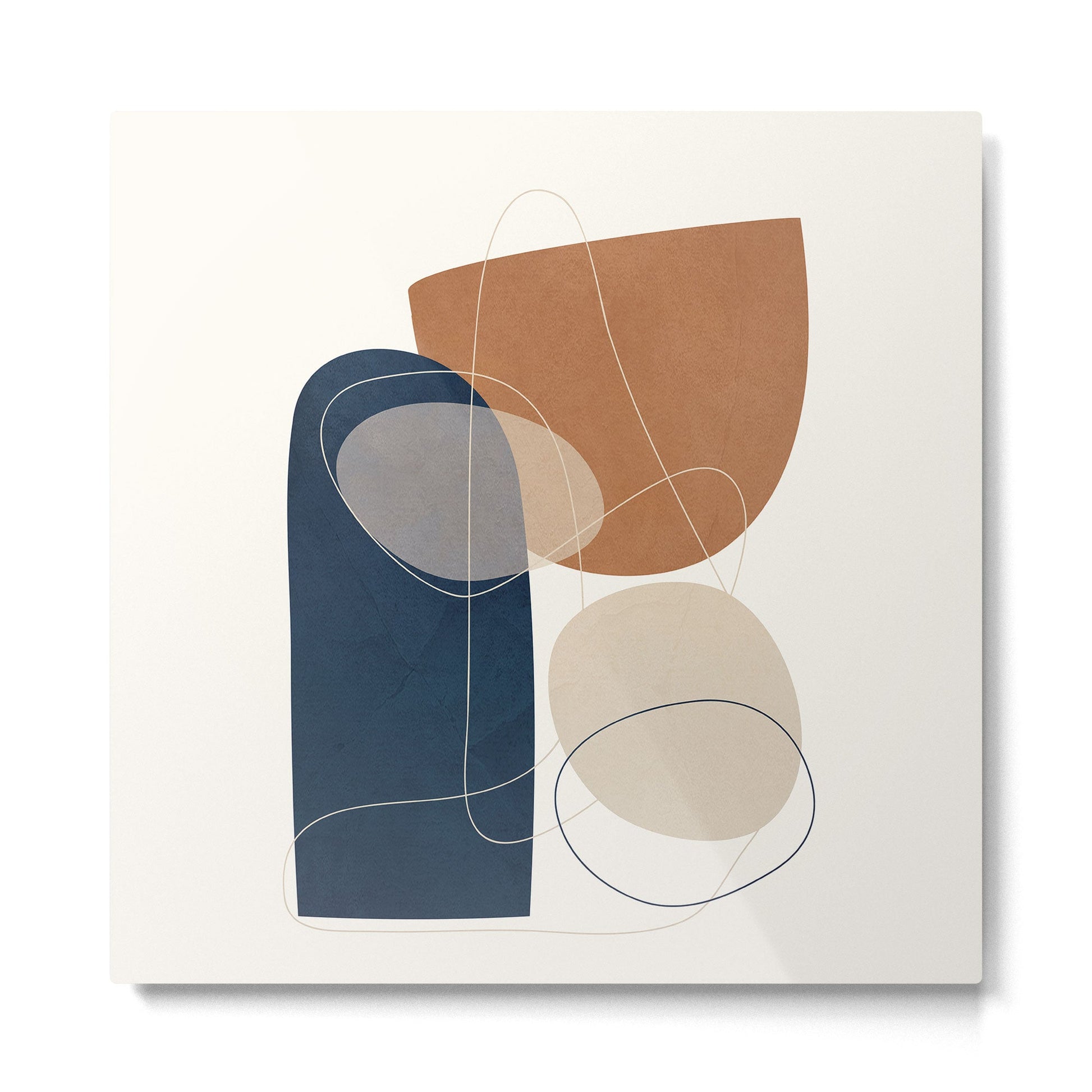 Spiraling Geometry 1 Metal Print | TeksDecor