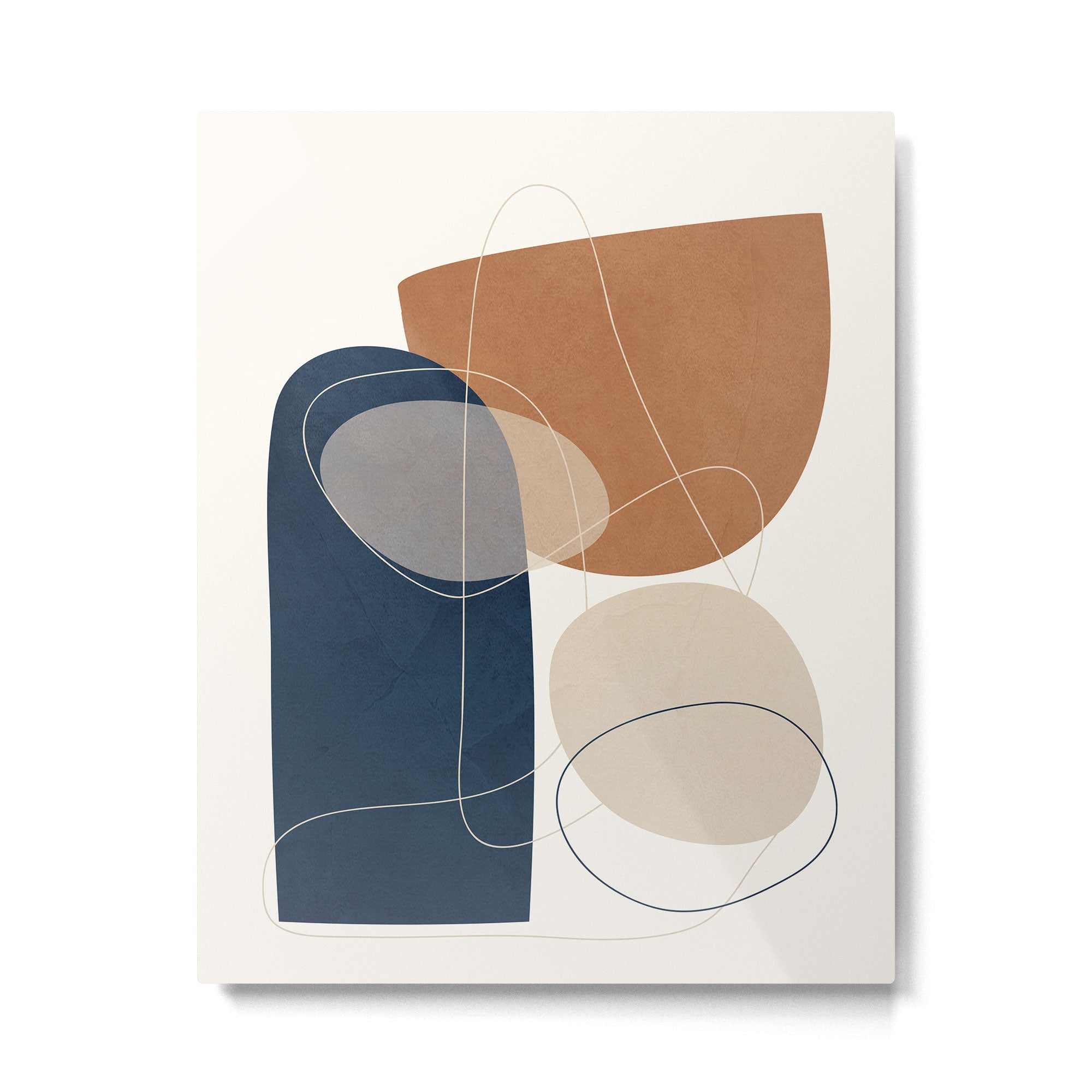 Spiraling Geometry 1 Metal Print | TeksDecor