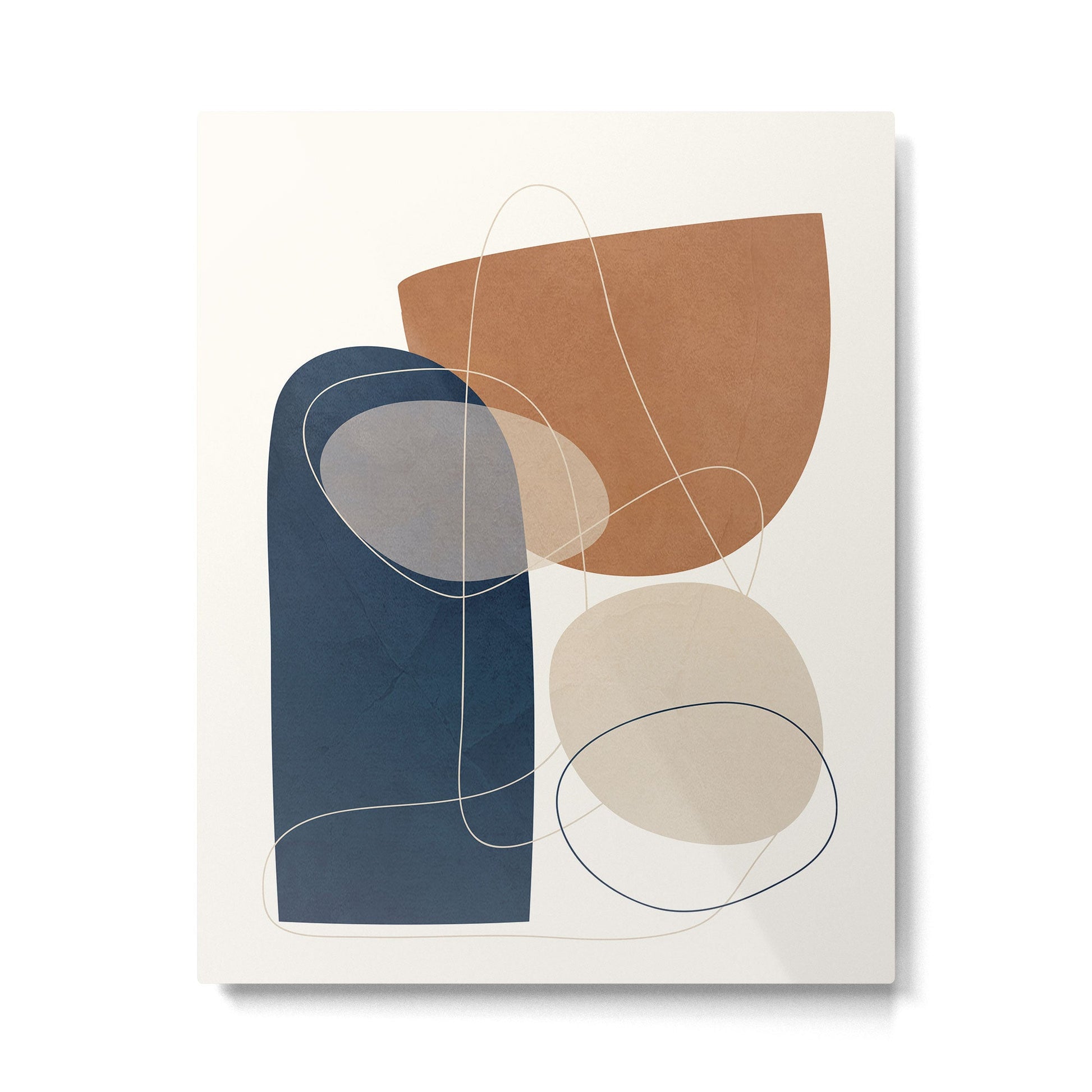 Spiraling Geometry 1 Metal Print | TeksDecor