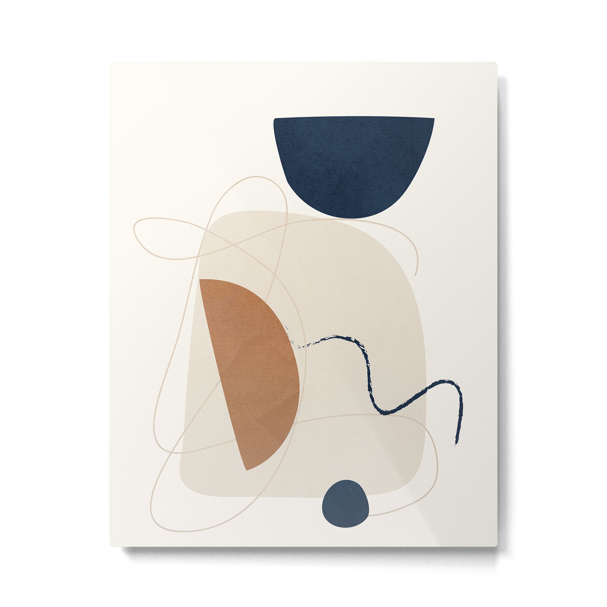 Spiraling Geometry 2 Metal Print | TeksDecor