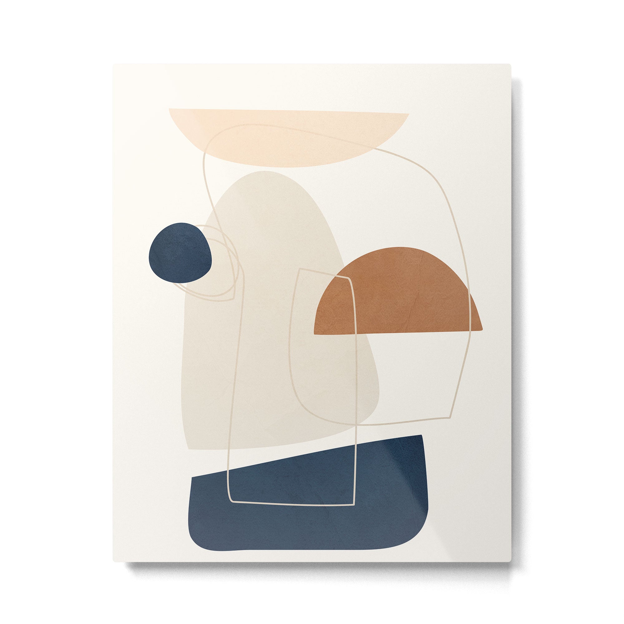 Spiraling Geometry 4 Metal Print | TeksDecor