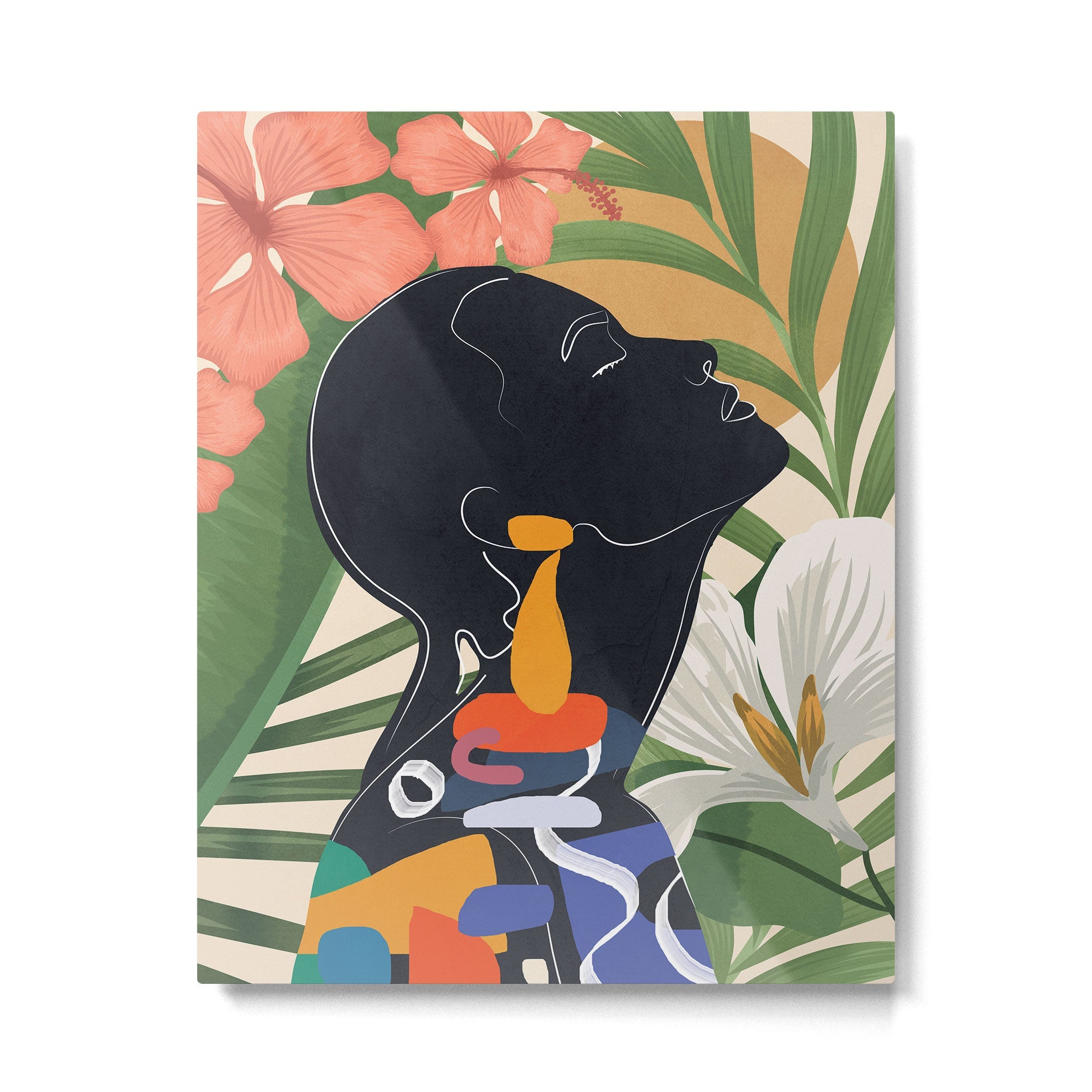 Tropical Peace 2 Metal Print | TeksDecor