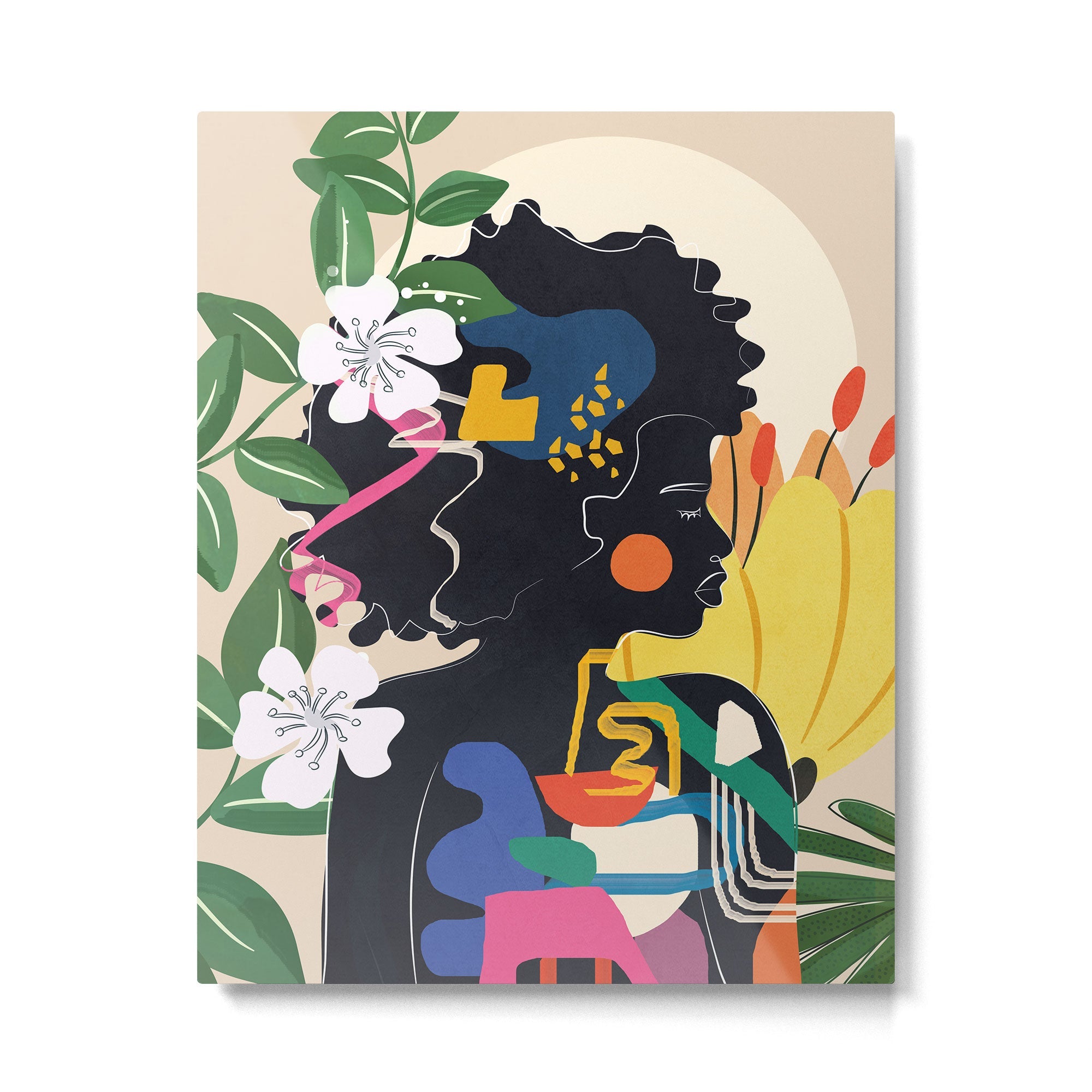 Tropical Peace 5 Metal Print | TeksDecor