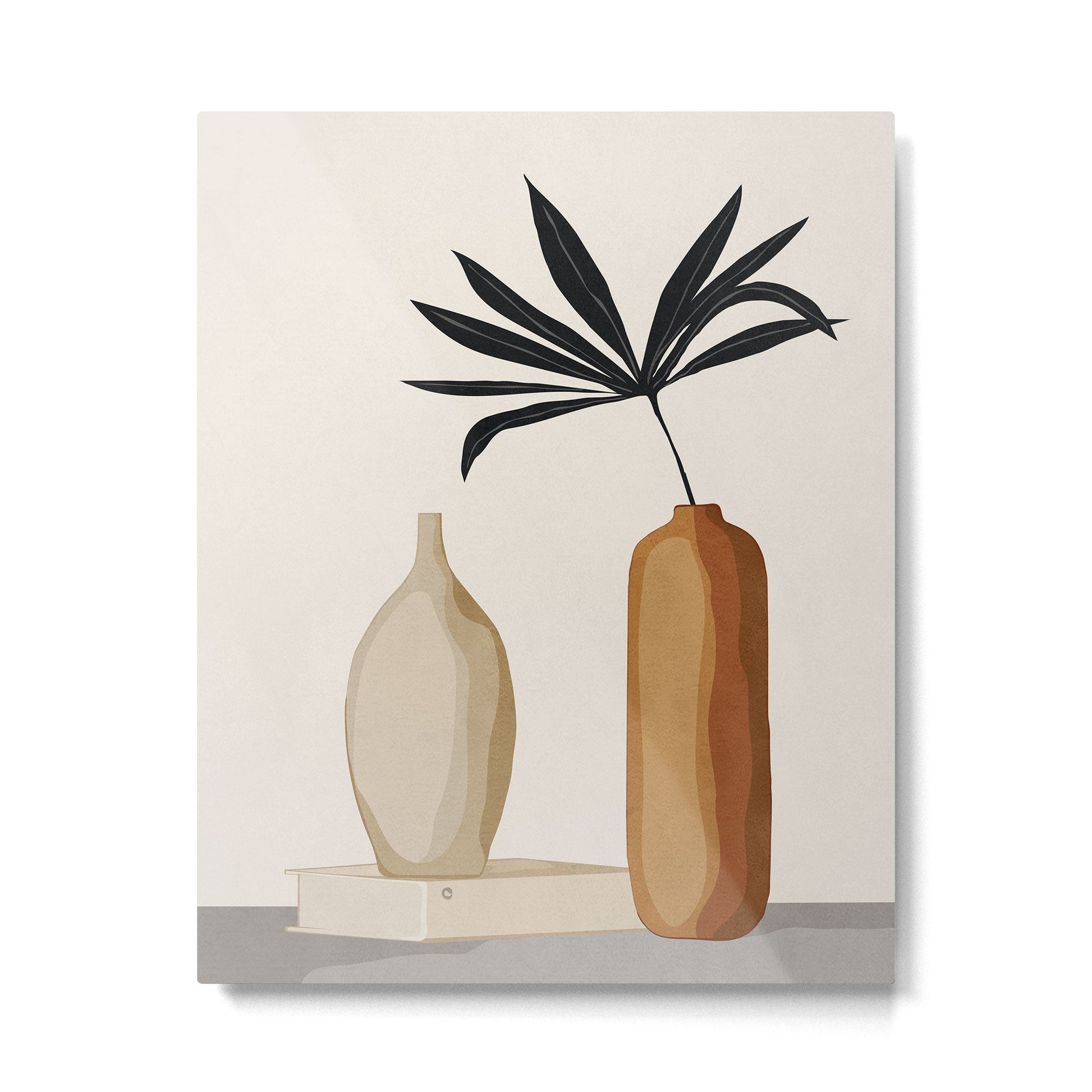Vase Decoration Metal Print | TeksDecor