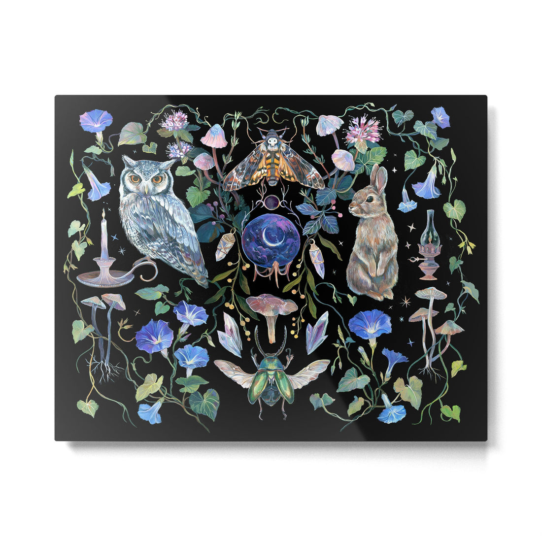 Crystal Ball Metal Print | TeksDecor